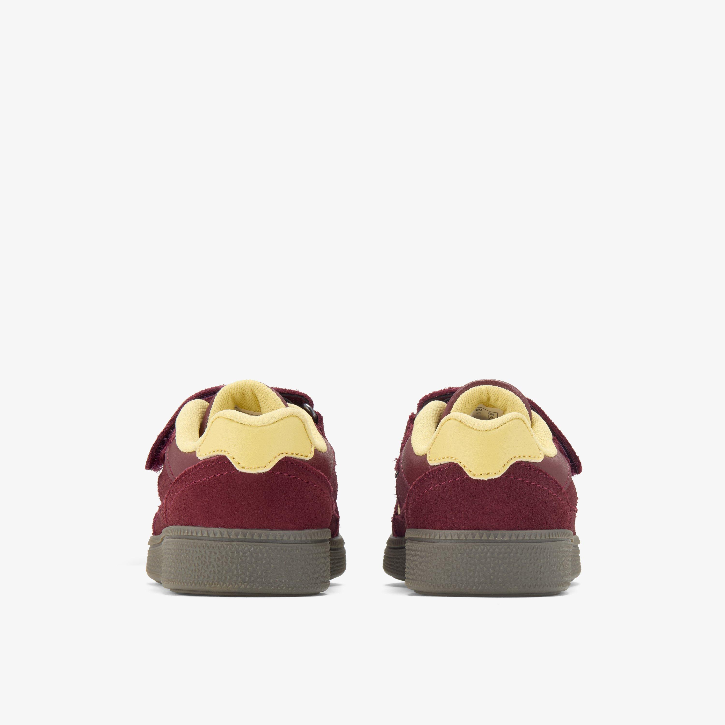 Cypress Pop Toddler Burgundy Trainers Riptape, view 4 of 5