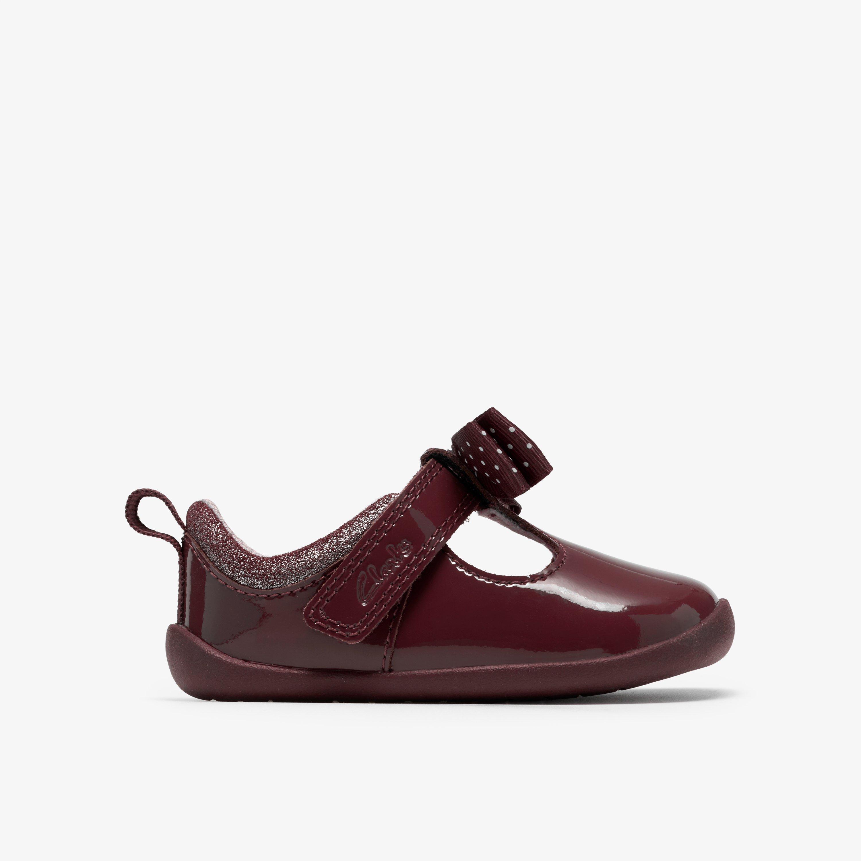 Roamer Trim Toddler Burgundy Patent Pre Walker Mary Jane, view 1 of 6
