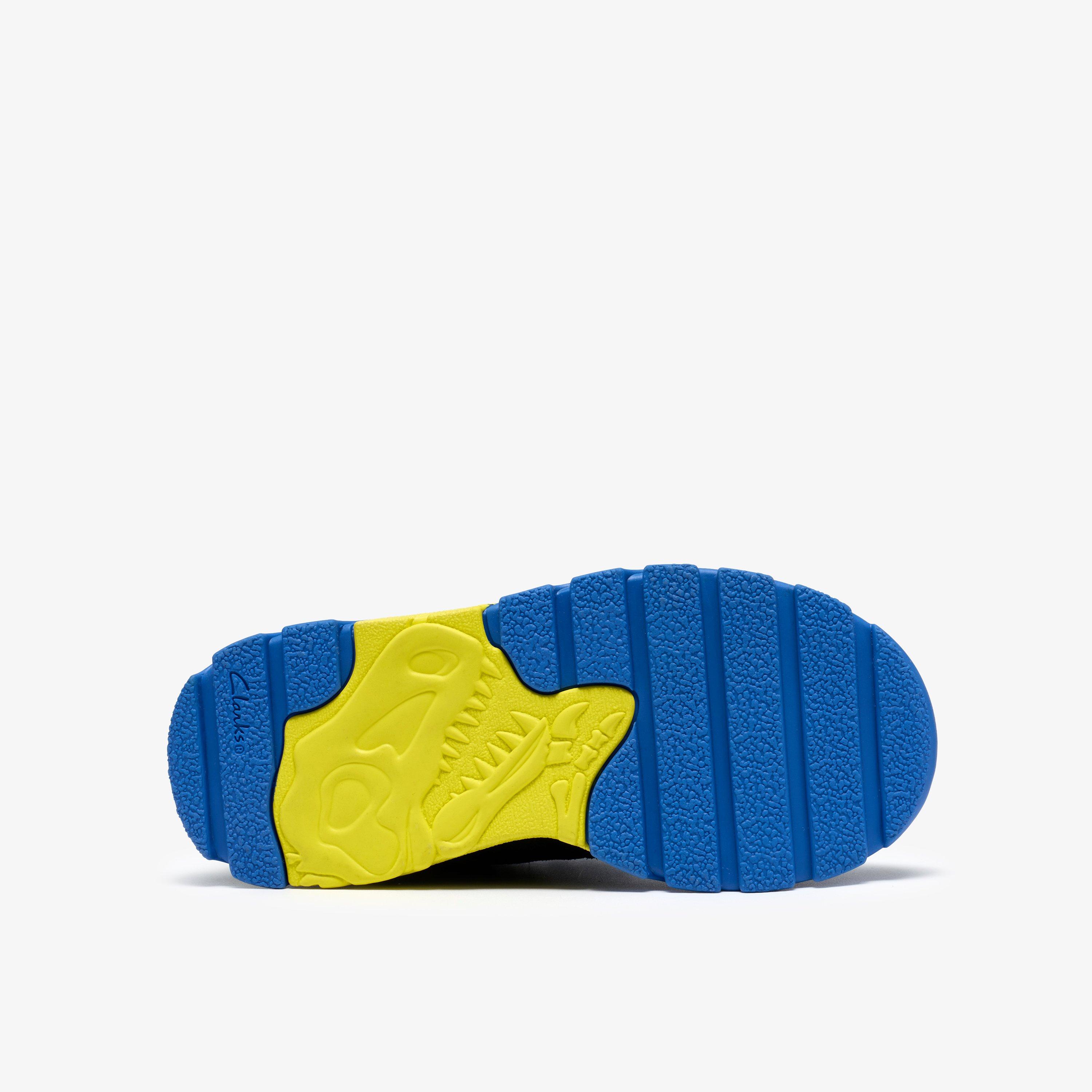 Steggy 2 Glow Kid Navy/Blue Ankle Boots High Tops Riptape, view 3 of 6