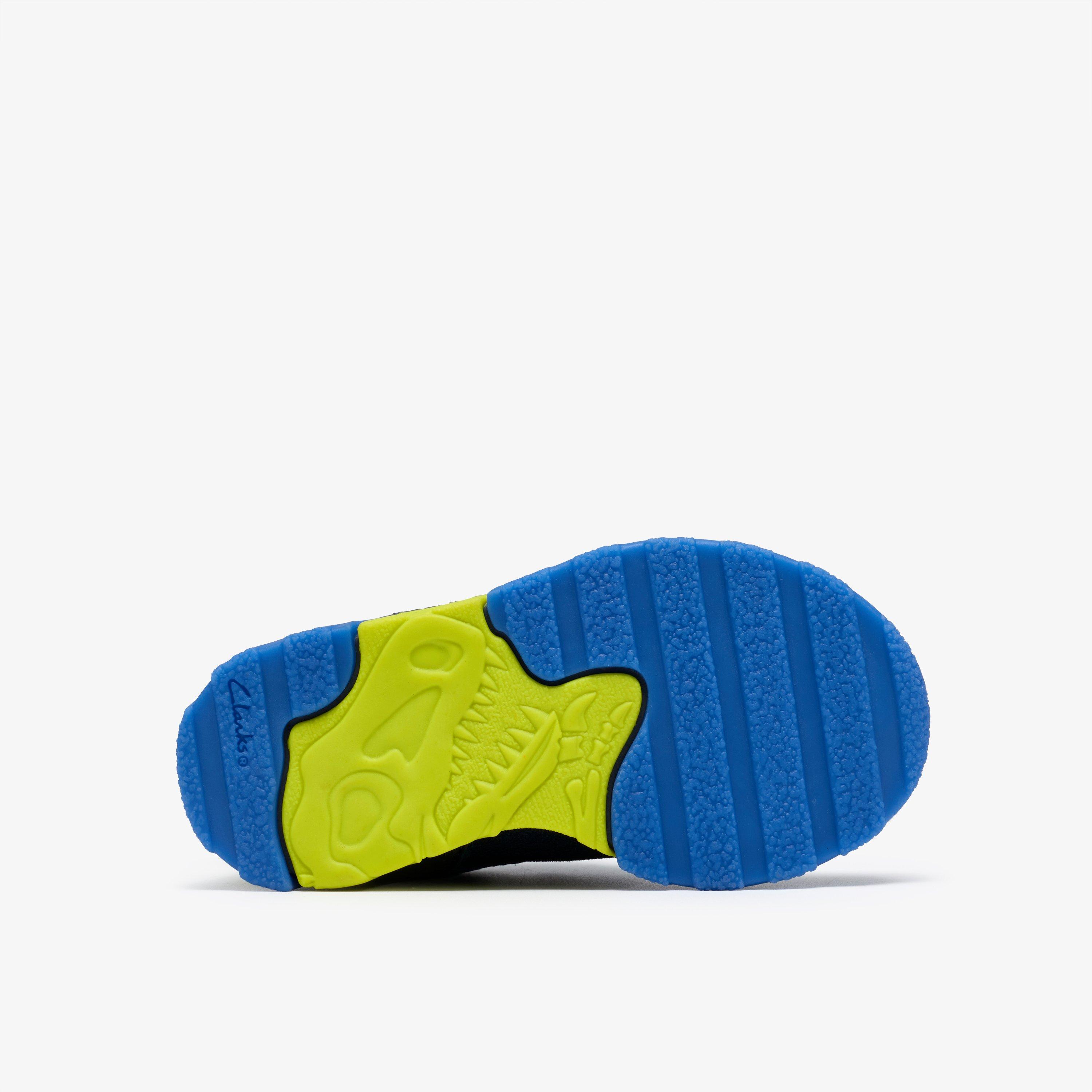 Steggy 2 Glow Toddler Navy/Blue Ankle Boots High Tops Riptape, view 3 of 6