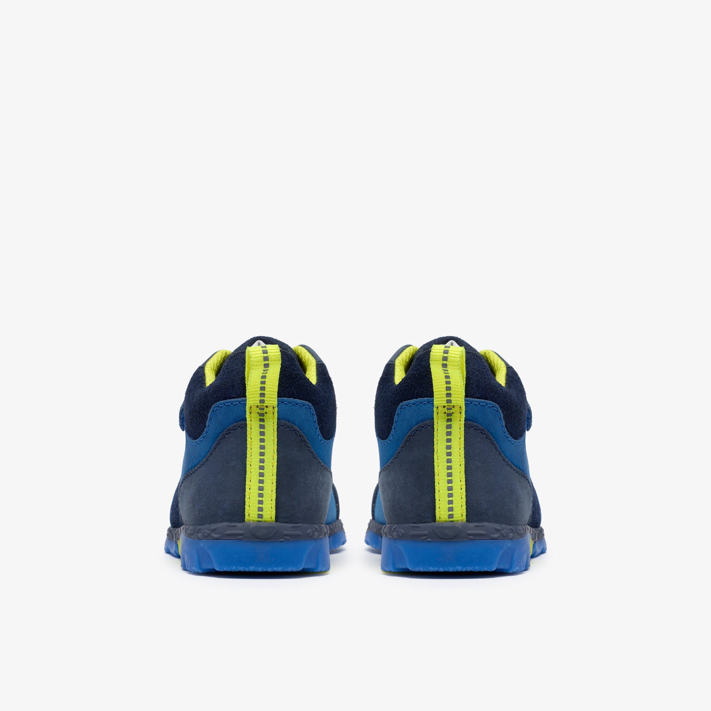 Steggy 2 Glow Toddler Navy/Blue Ankle Boots High Tops Riptape, view 5 of 6