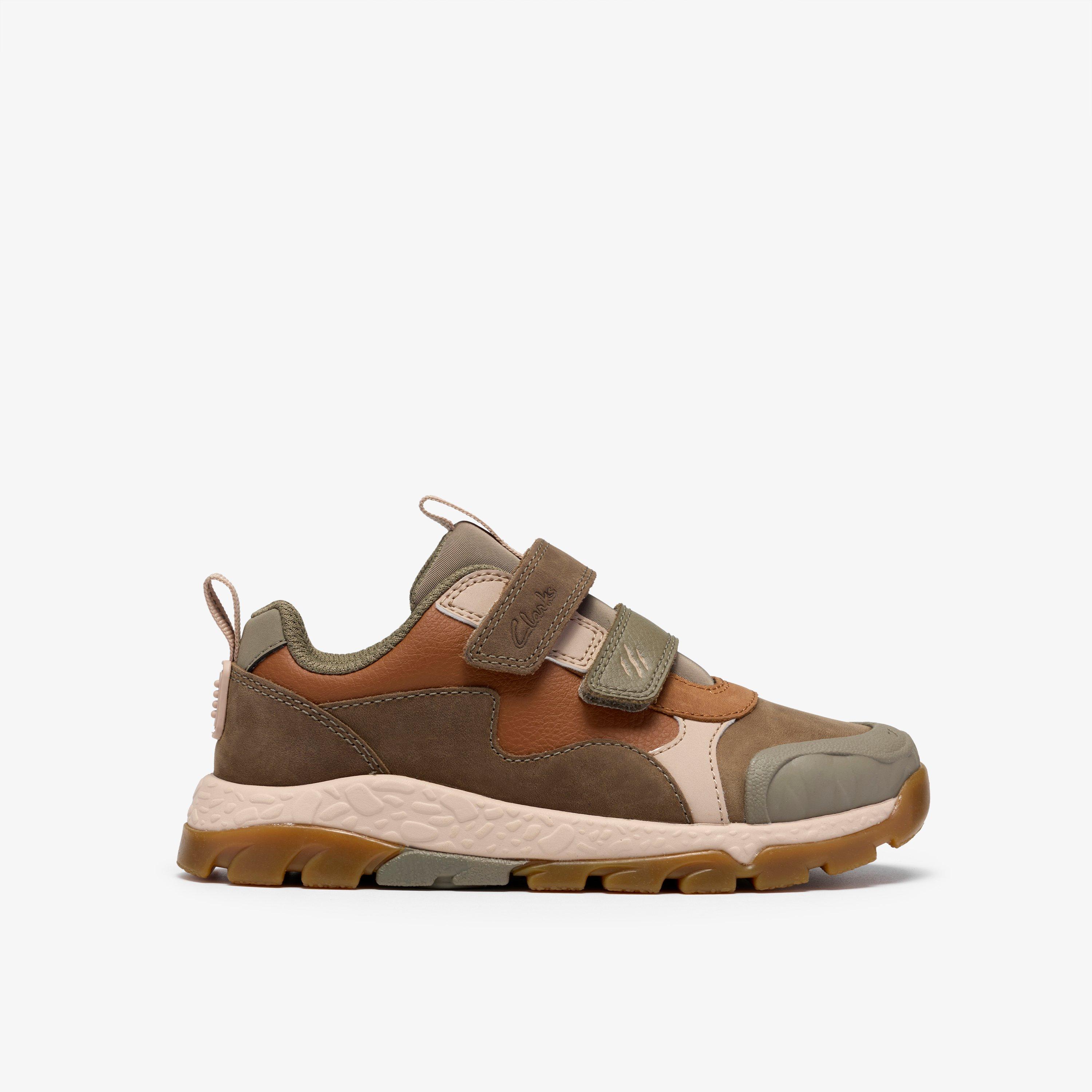 Steggy2Track Kid Tan Trainers Riptape, view 1 of 6
