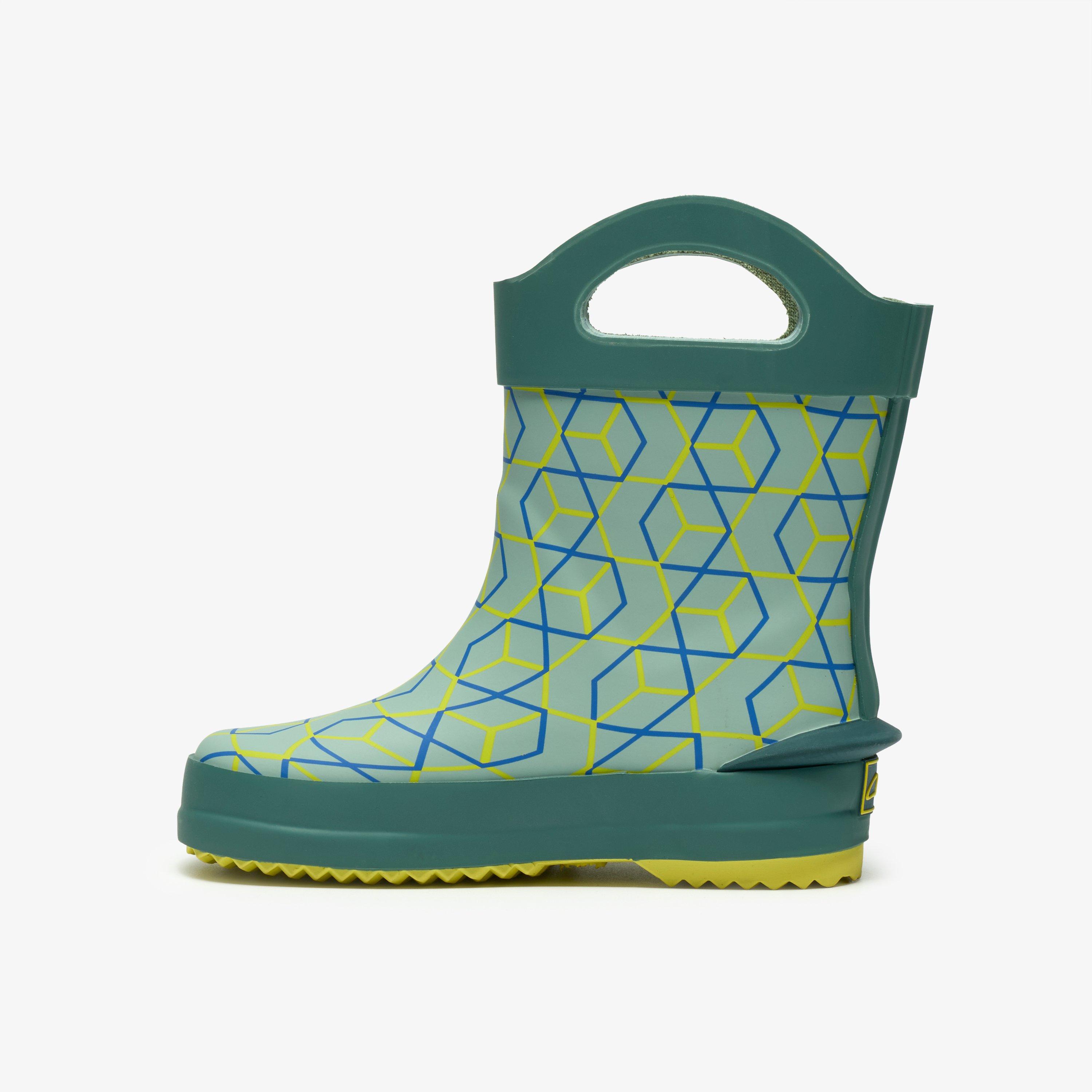 Tarri Dash Toddler Sage Wellies, view 2 of 6