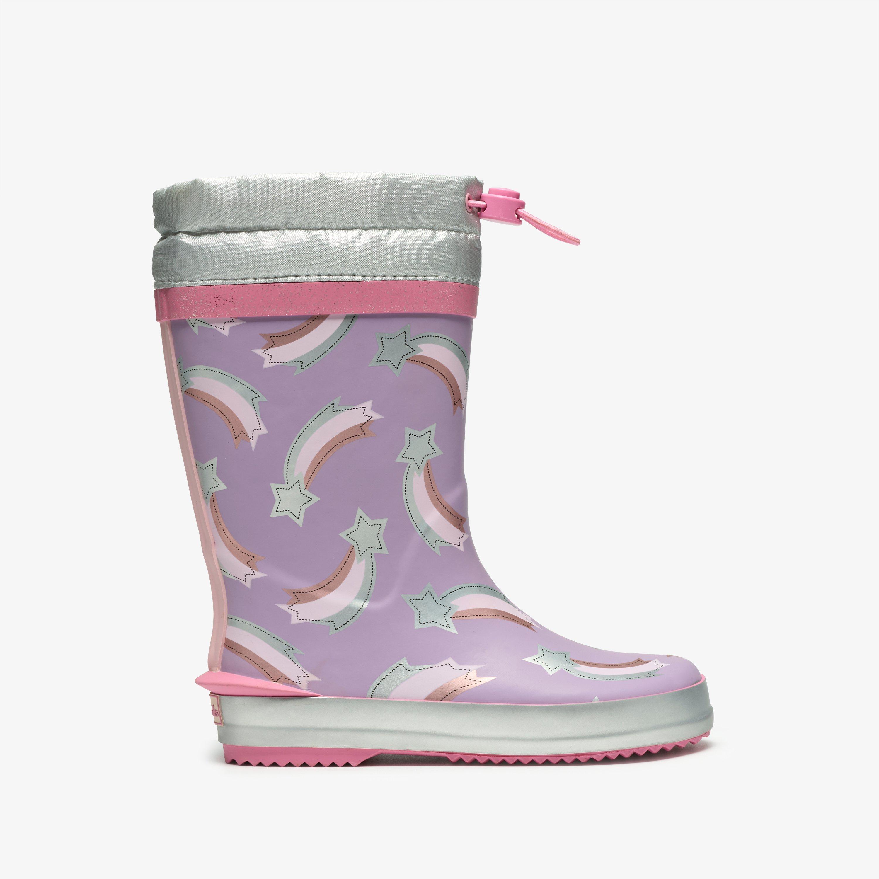 Tarri Race Kid Lilac Wellies, view 1 of 6