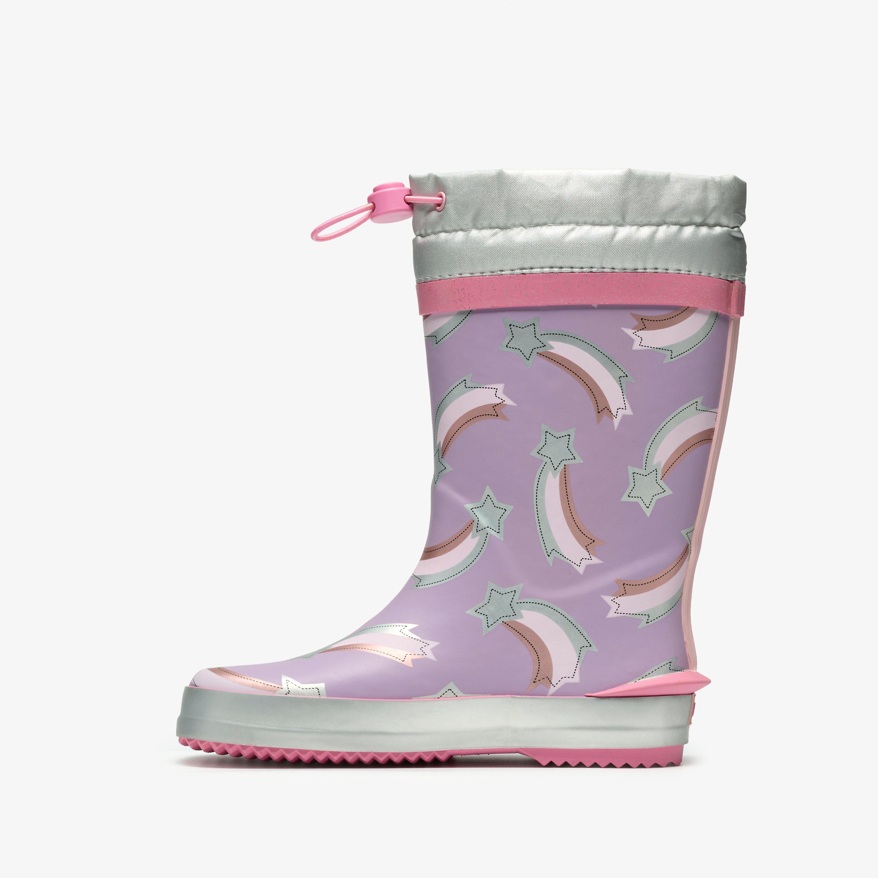 Tarri Race Kid Lilac Wellies, view 2 of 6