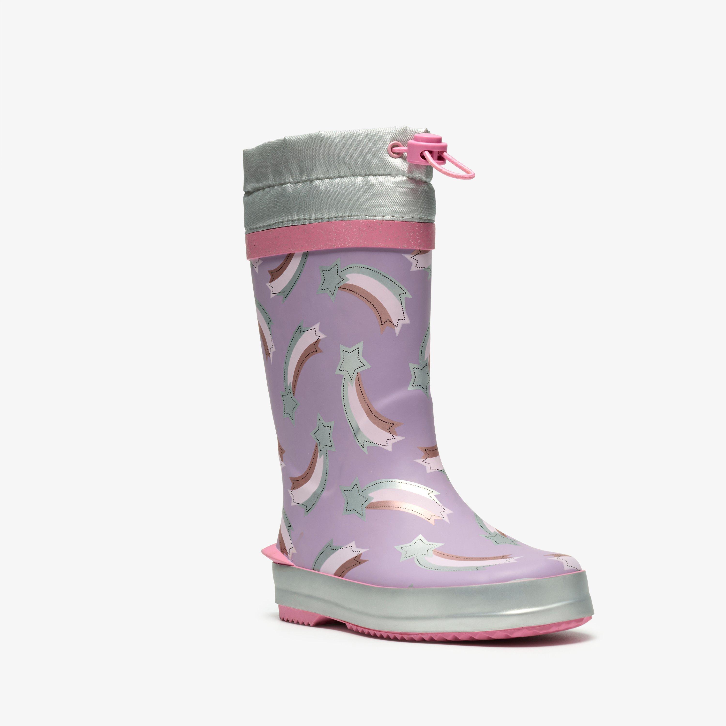 Tarri Race Kid Lilac Wellies, view 4 of 6
