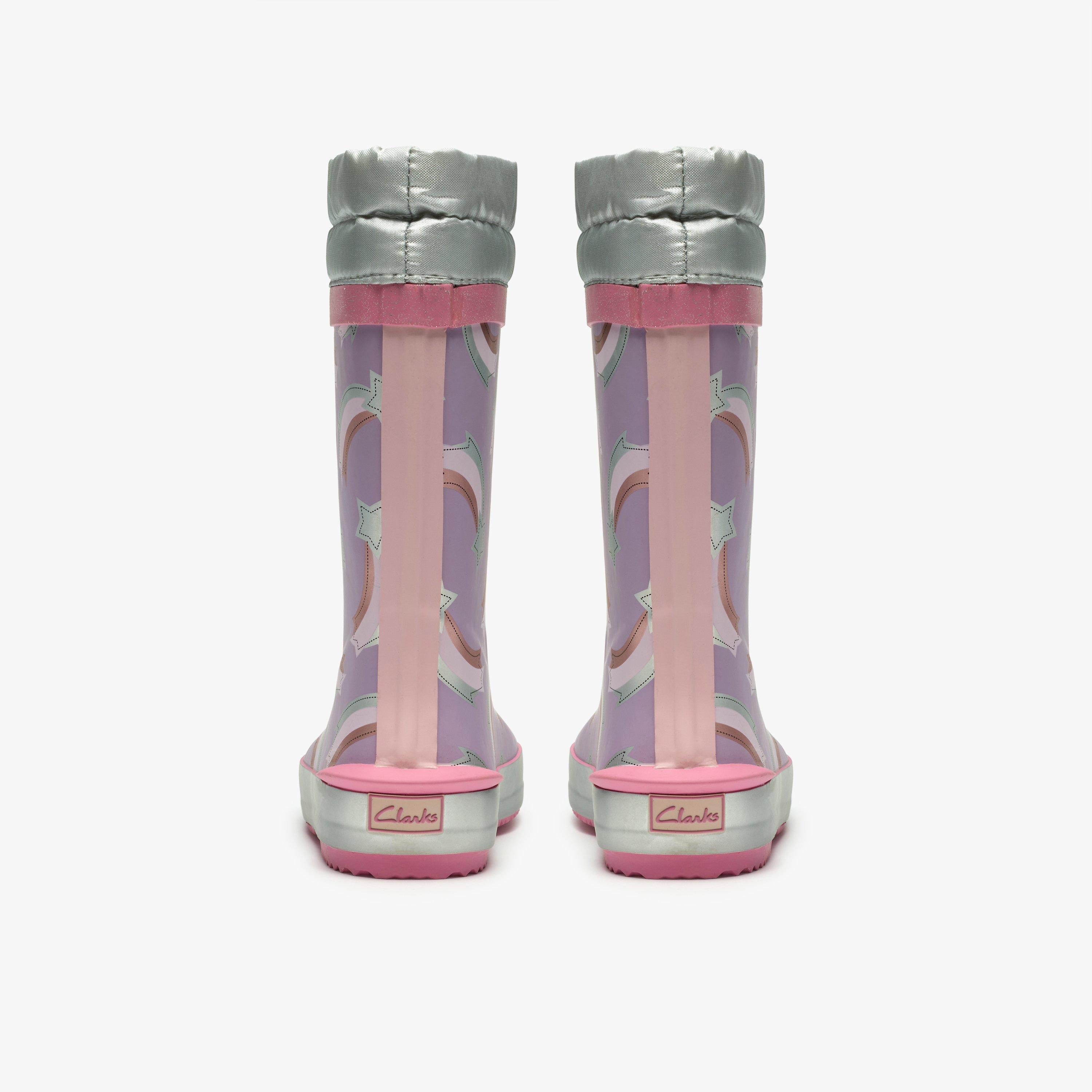 Tarri Race Kid Lilac Wellies, view 5 of 6