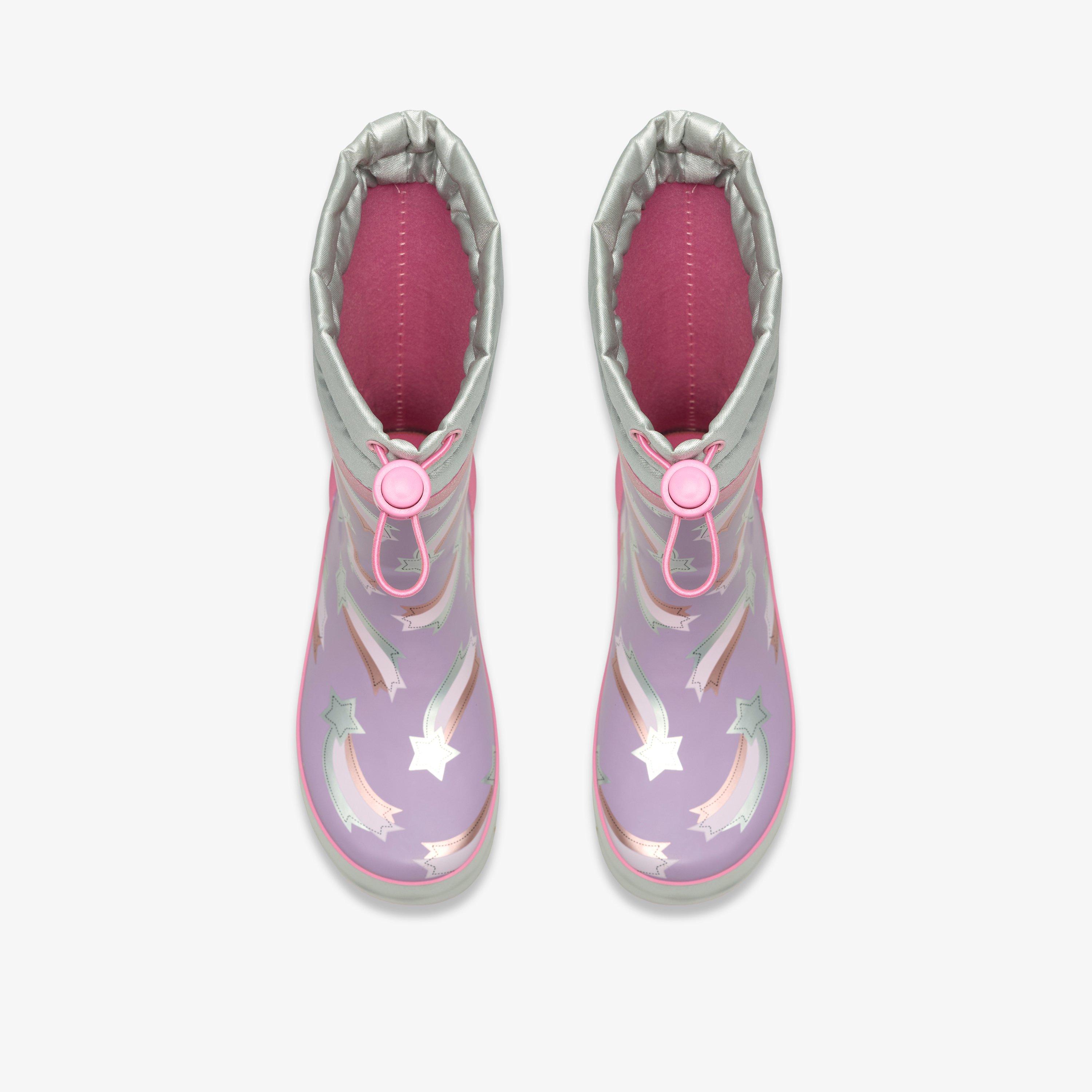 Tarri Race Kid Lilac Wellies, view 6 of 6