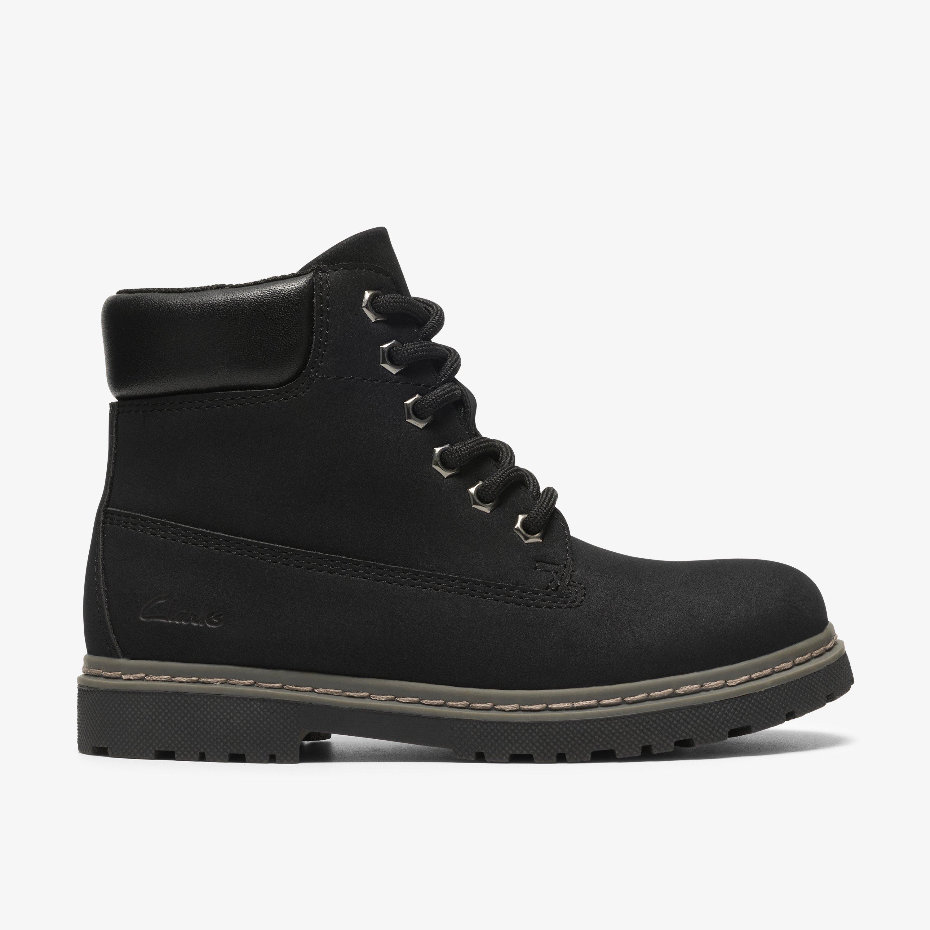 Adelaide Way Kid Black Ankle Boots, view 1 of 6