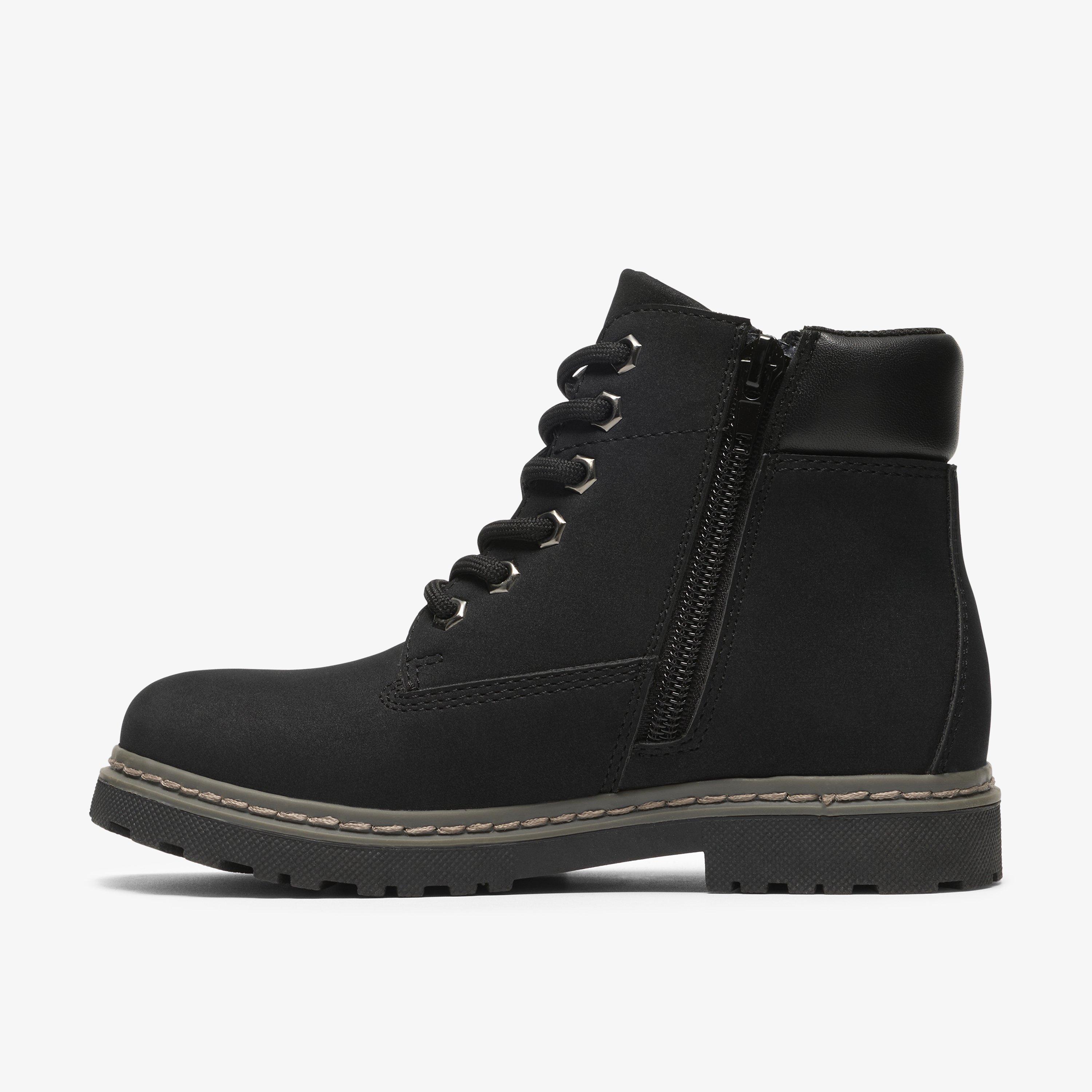 Adelaide Way Kid Black Ankle Boots, view 2 of 6