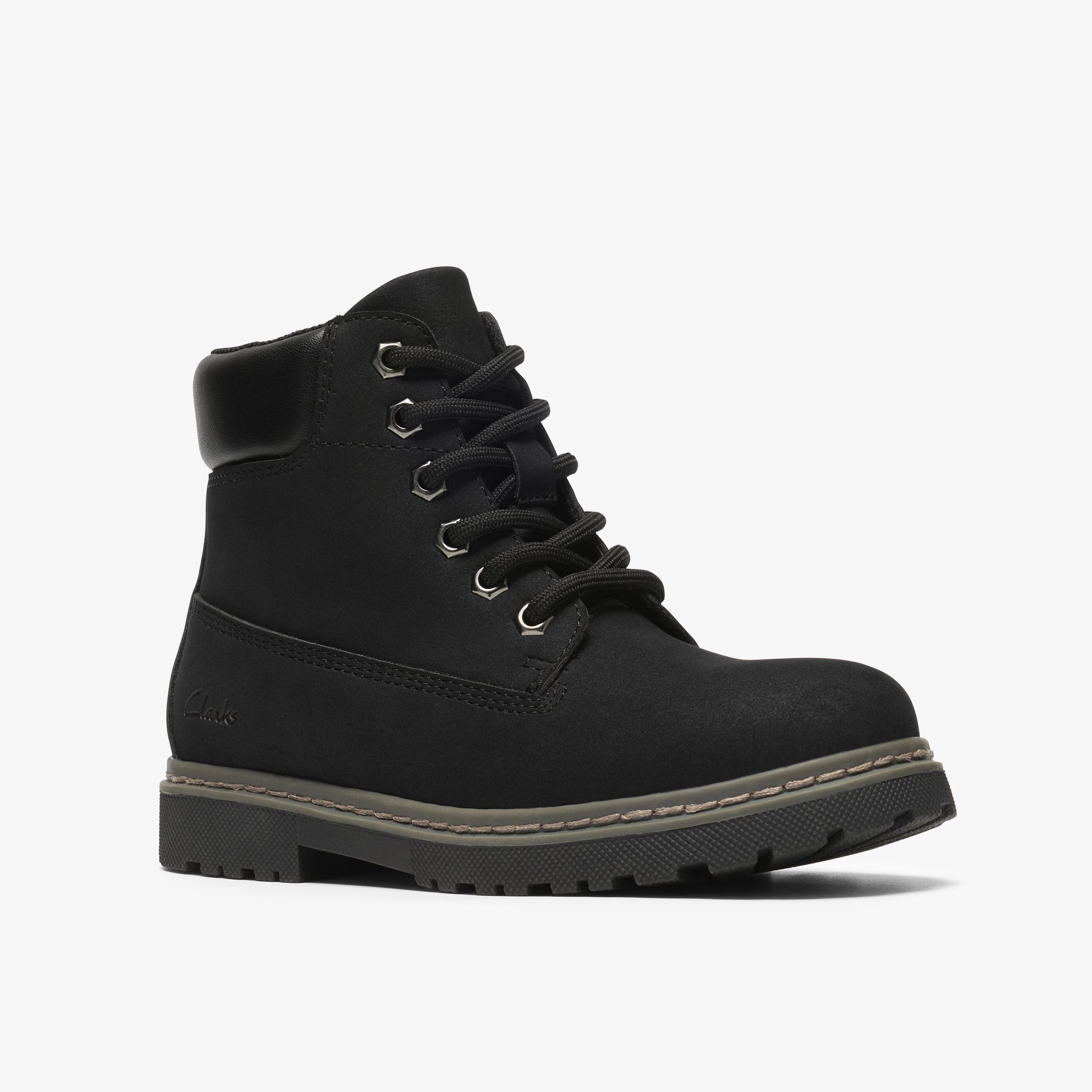 Adelaide Way Kid Black Ankle Boots, view 4 of 6