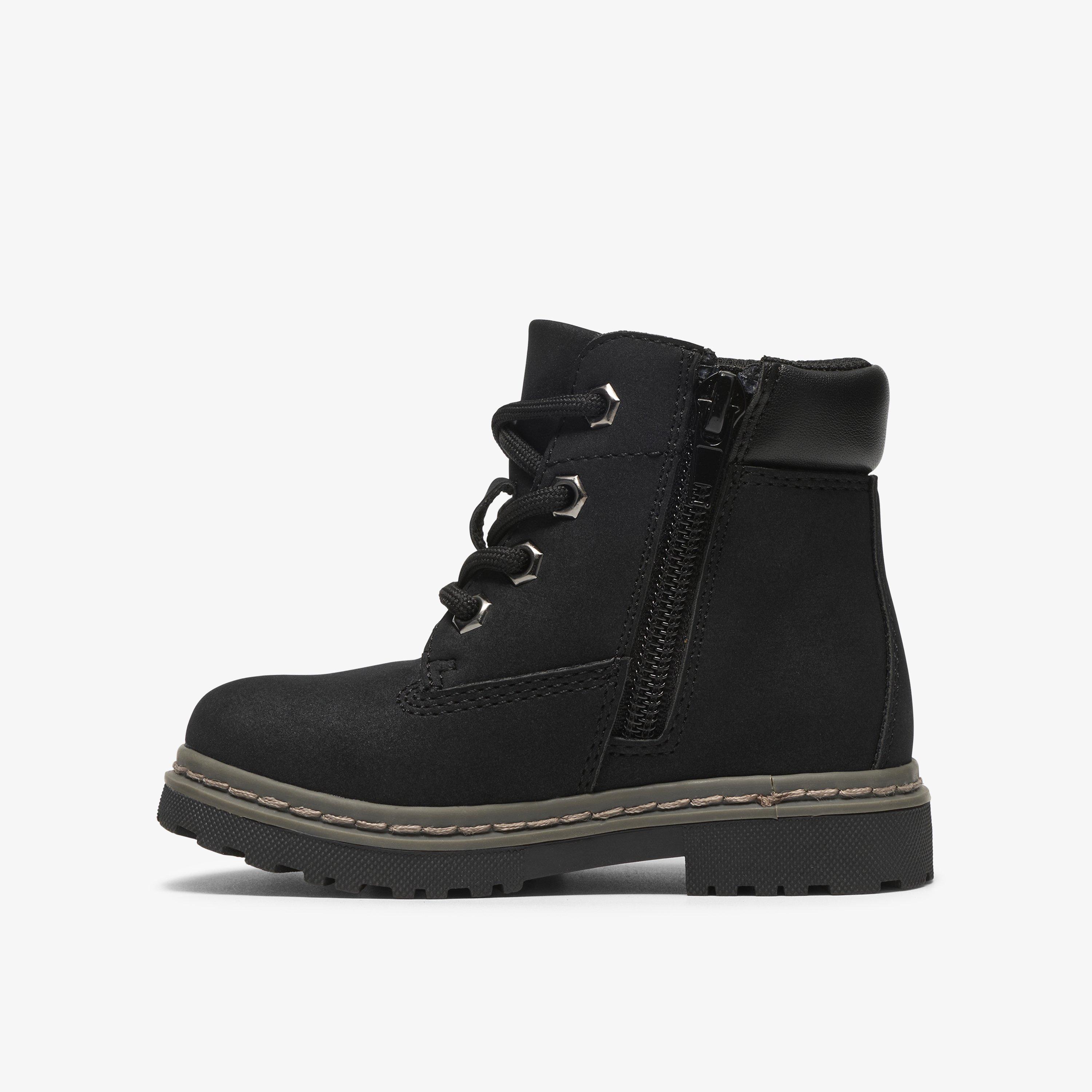 Adelaide Way Toddler Black Ankle Boots, view 2 of 6