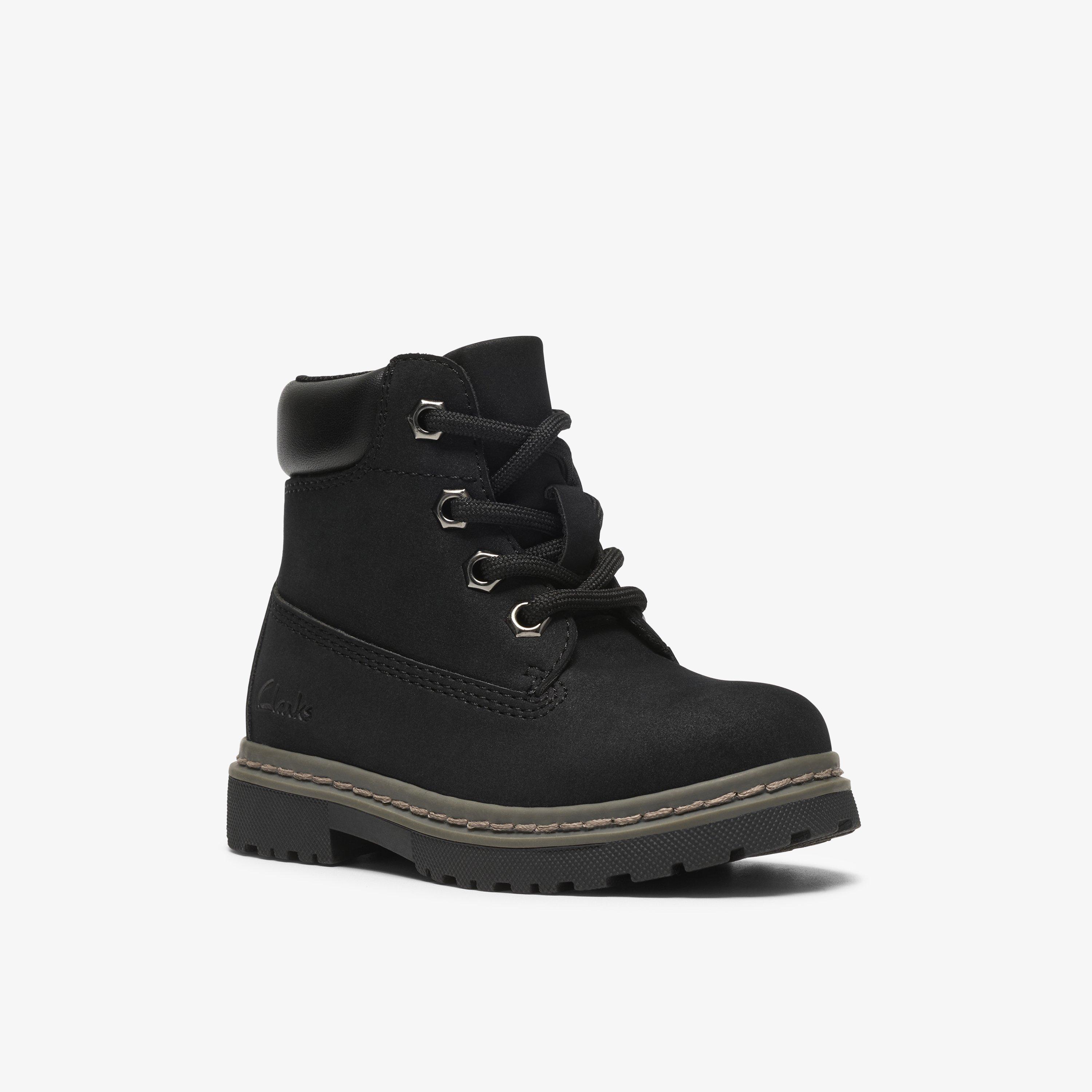 Adelaide Way Toddler Black Ankle Boots, view 4 of 6
