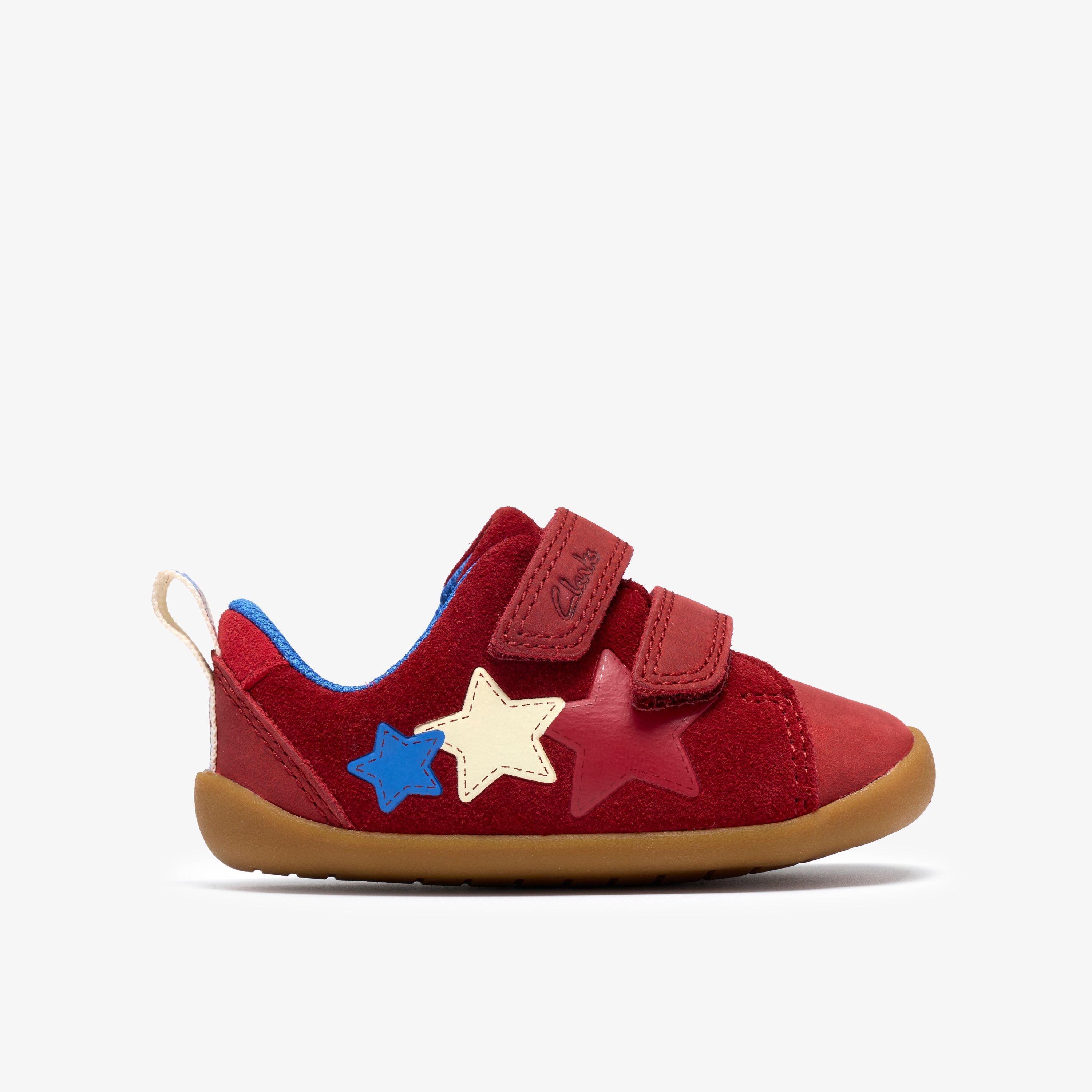 Roamer City Toddler Dark Red Leather Pre Walker Riptape, view 1 of 6