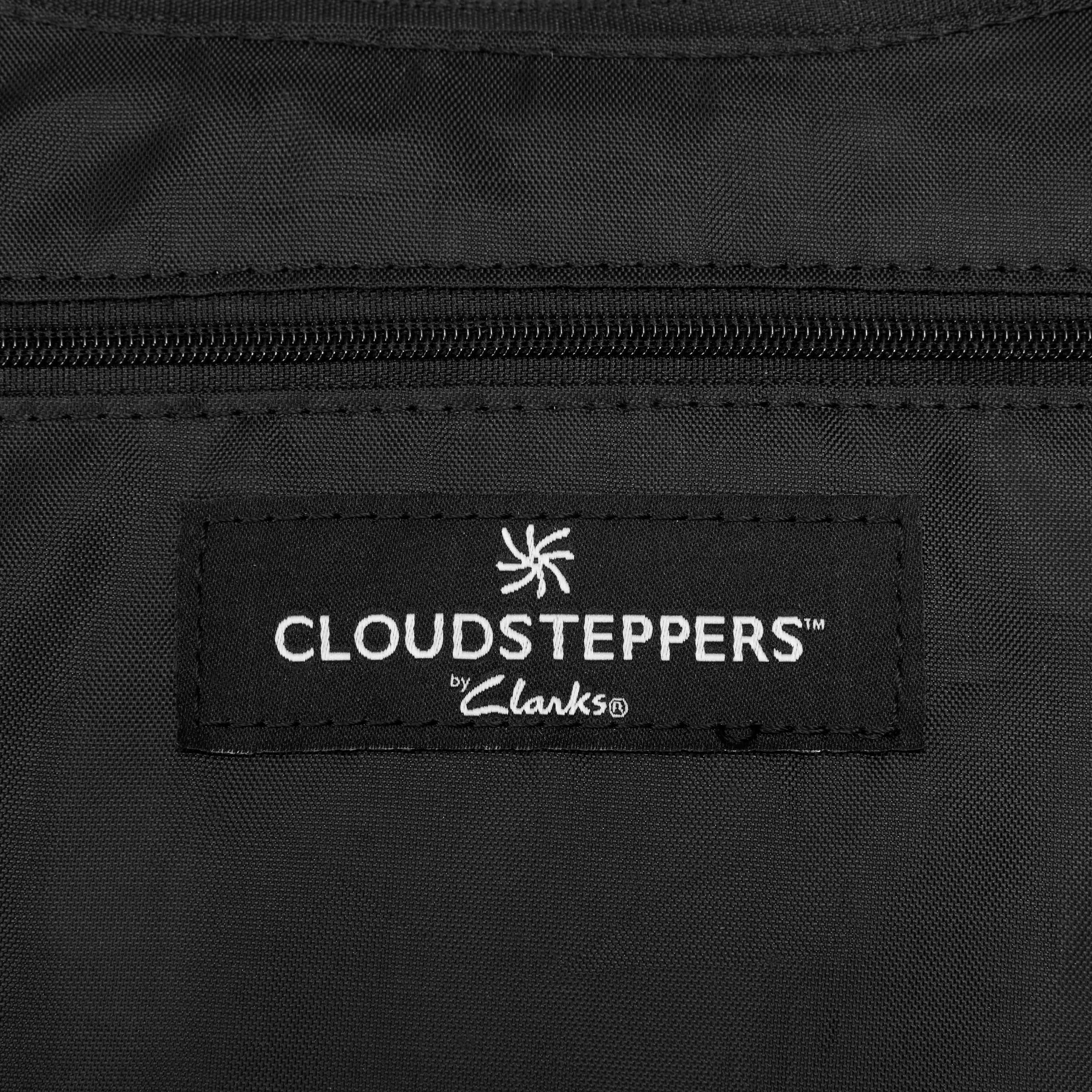 Cloudsteppers Crescent Crossbody Bag — Black
