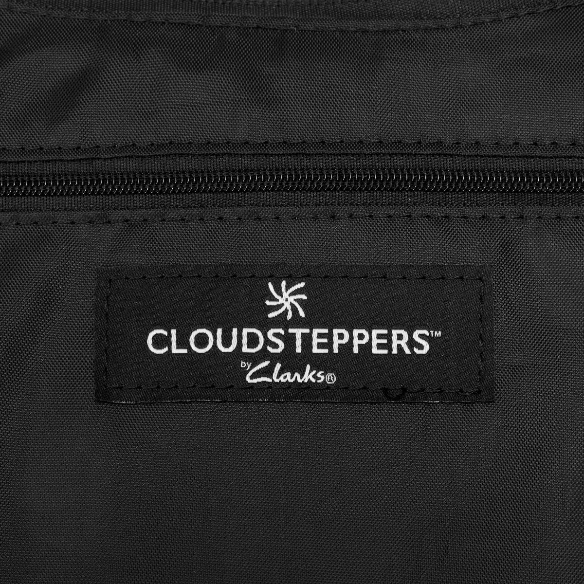 Cloudsteppers Crescent Crossbody Bag — Black