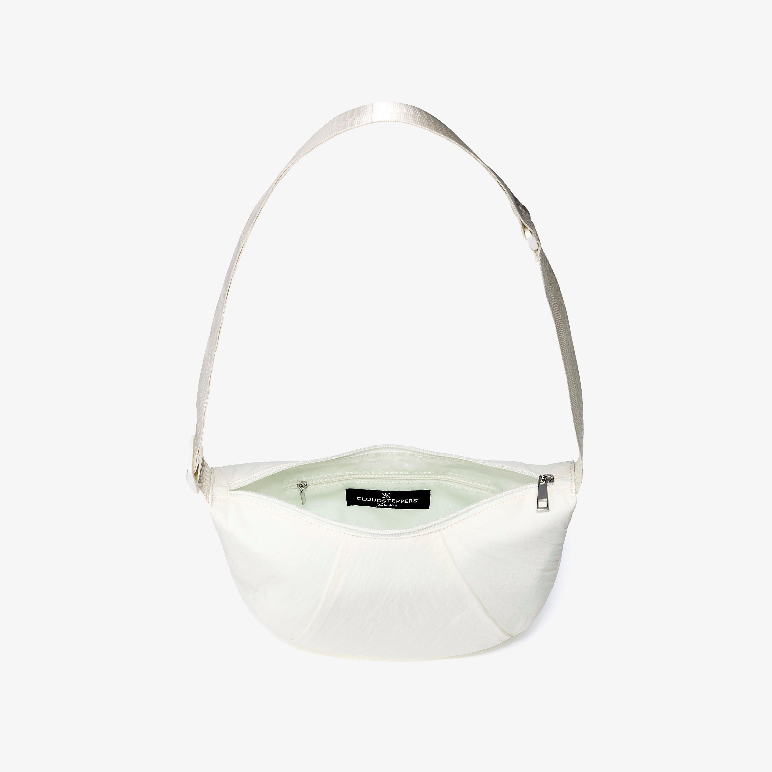 Cloudsteppers Crescent Crossbody Bag — White