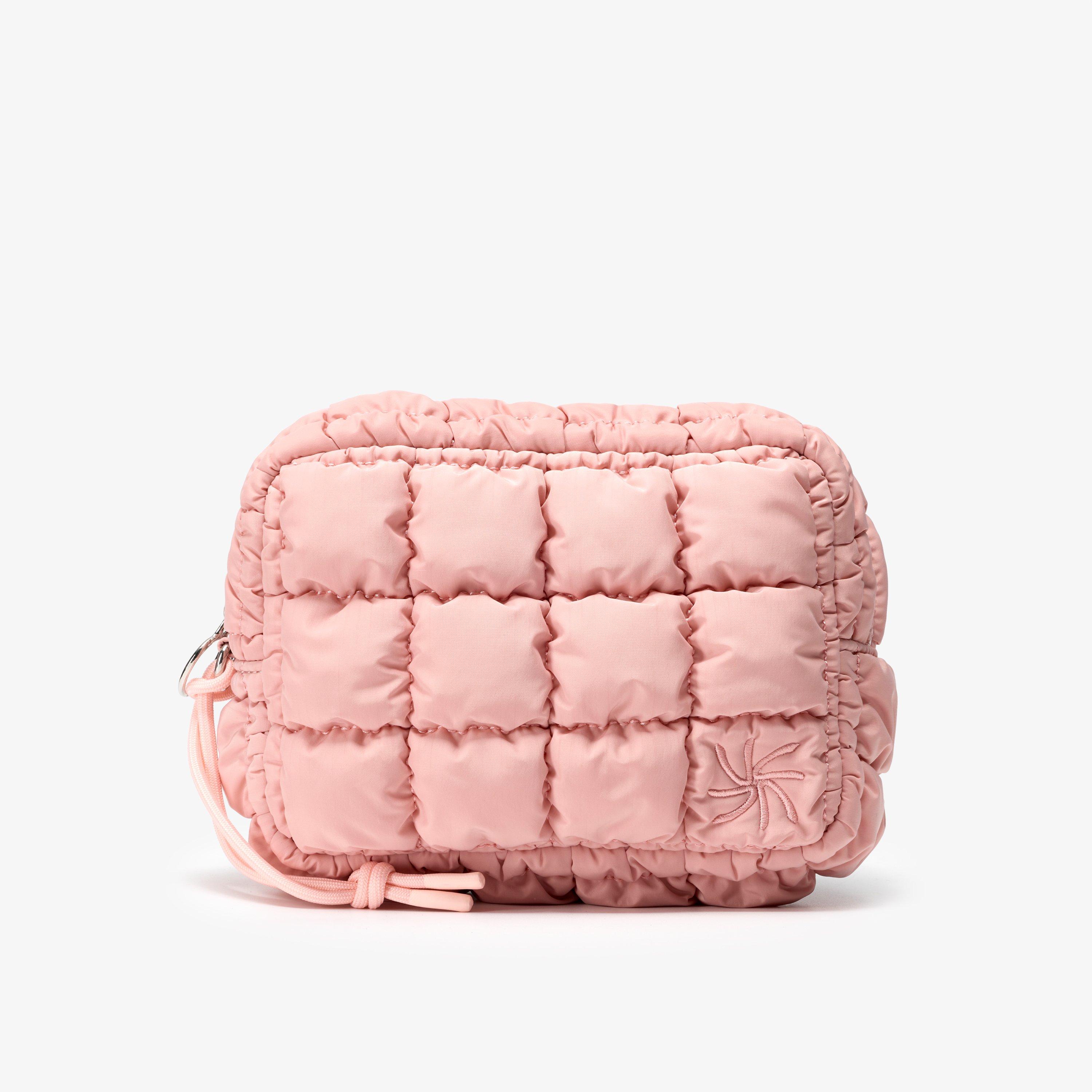 Quilt Wash Bag Pink Pouch, view 1 of 6