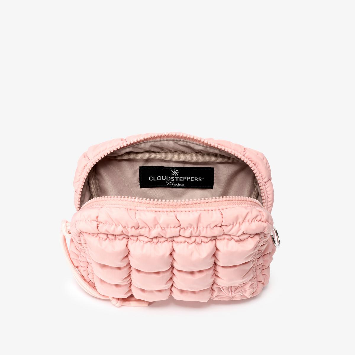Quilted Toiletry Bag — Pink