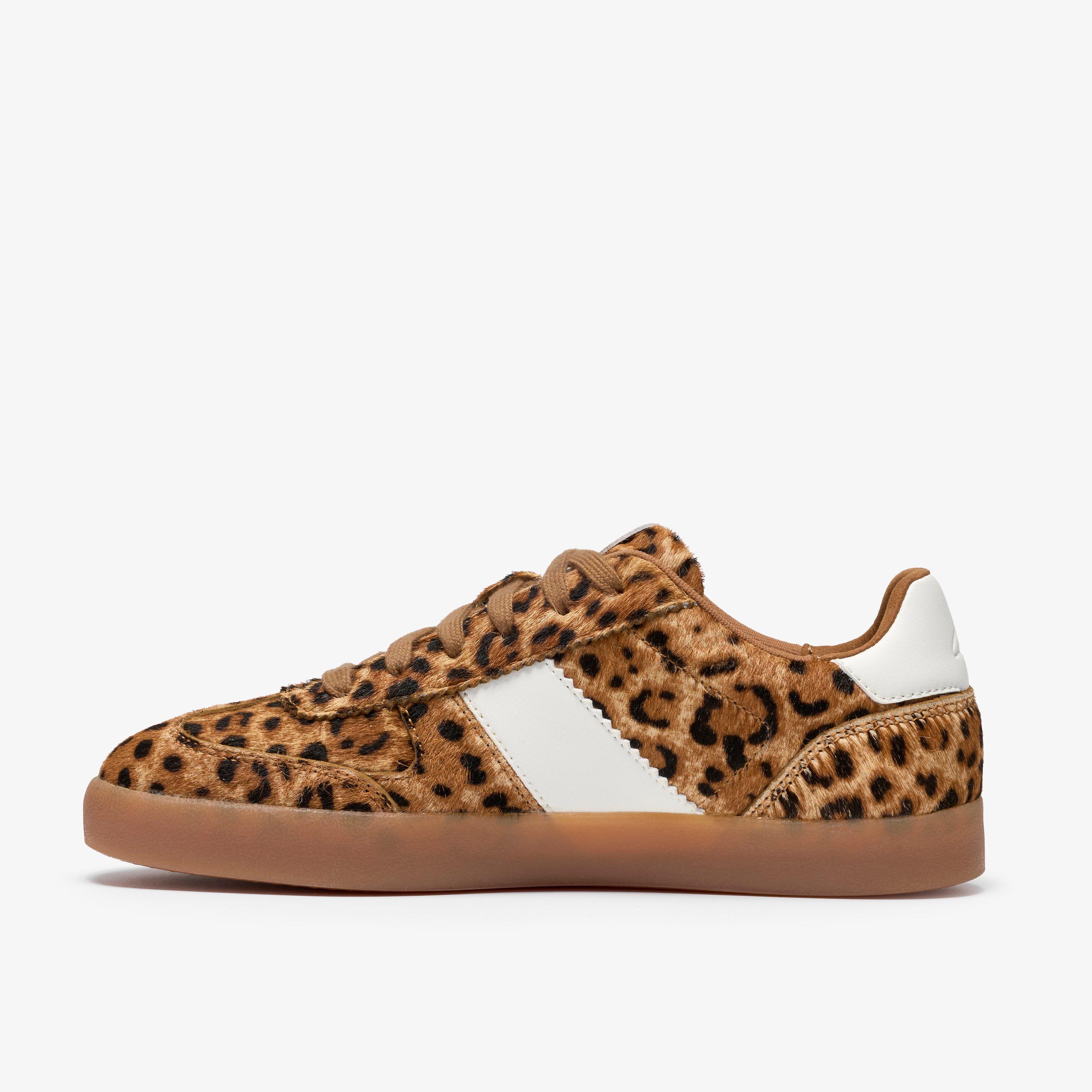 Sorelle Walk Leopard Print Trainers, view 2 of 6