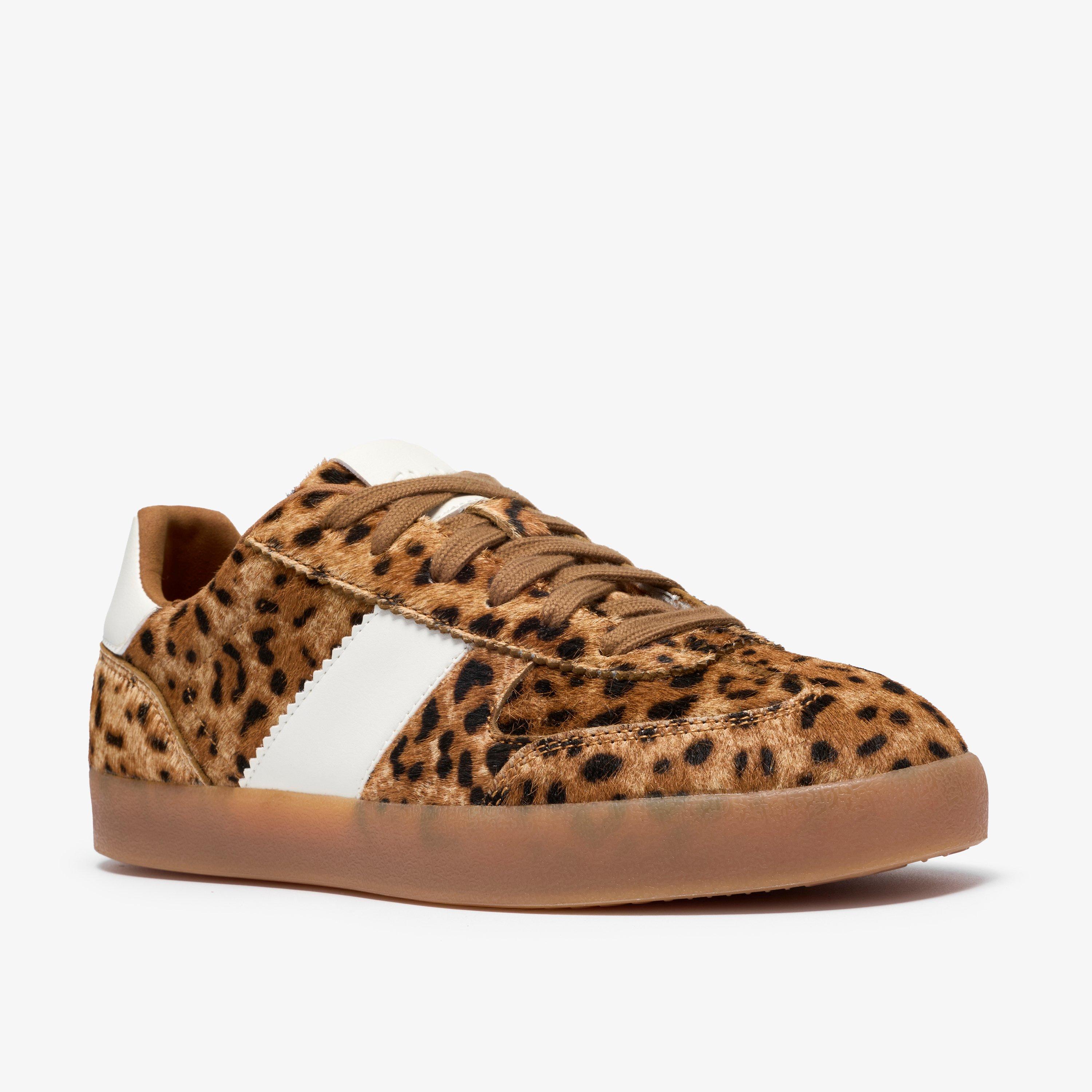 Sorelle Walk Leopard Print Trainers, view 4 of 6