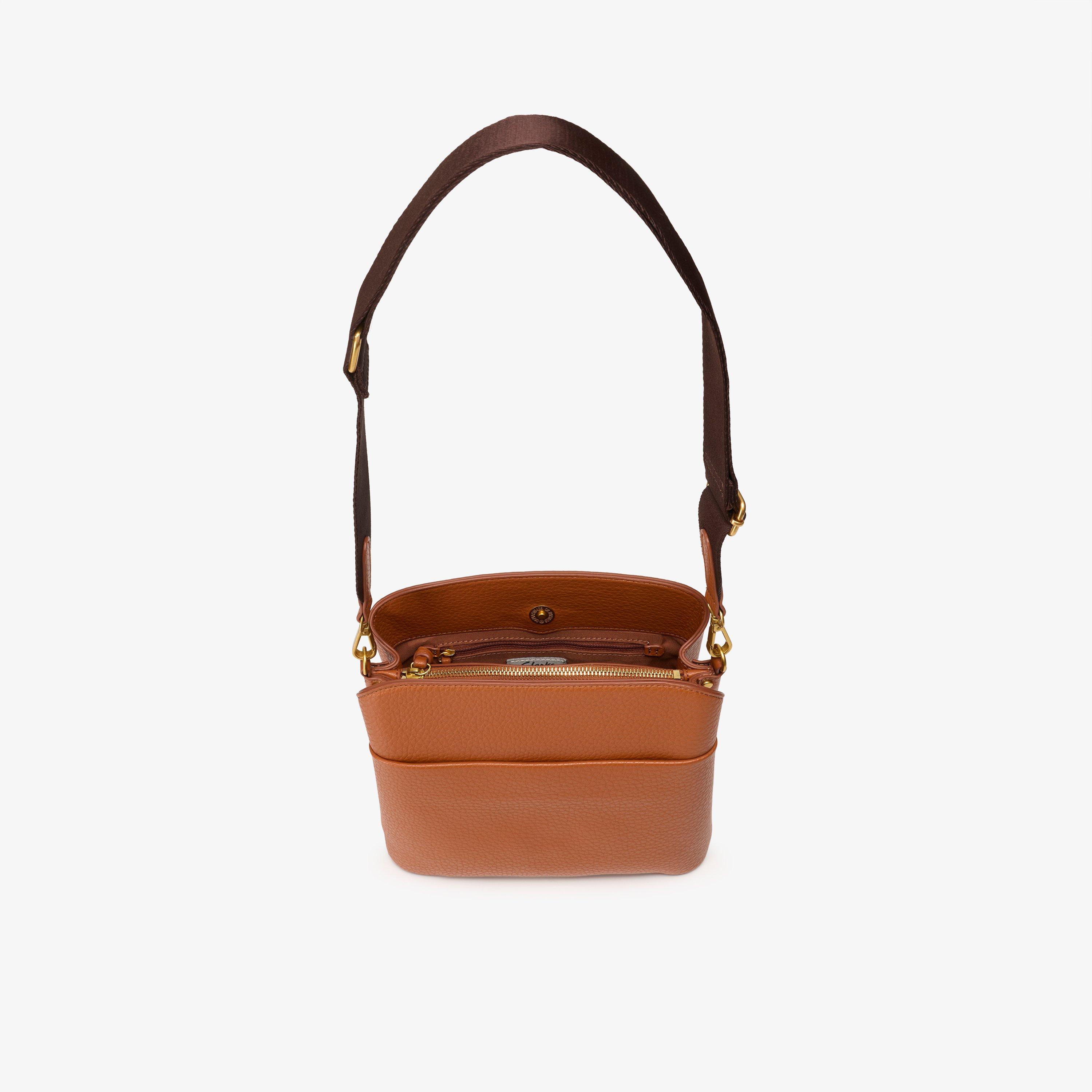 Clara Crossbody Tan Cross Body Bag Shoulder Bags, view 4 of 6