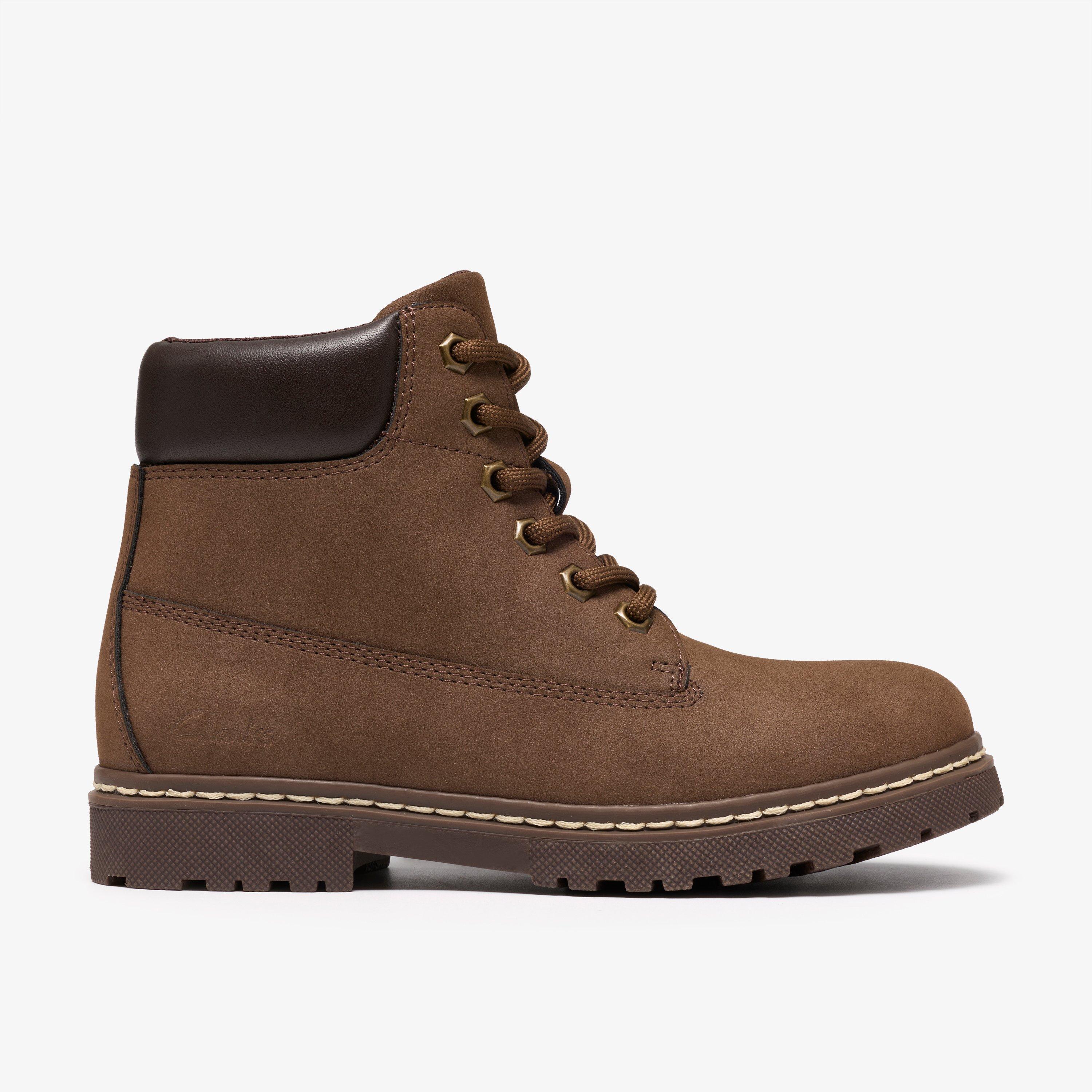 Adelaide Way Kid Dark Brown Ankle Boots, view 1 of 6