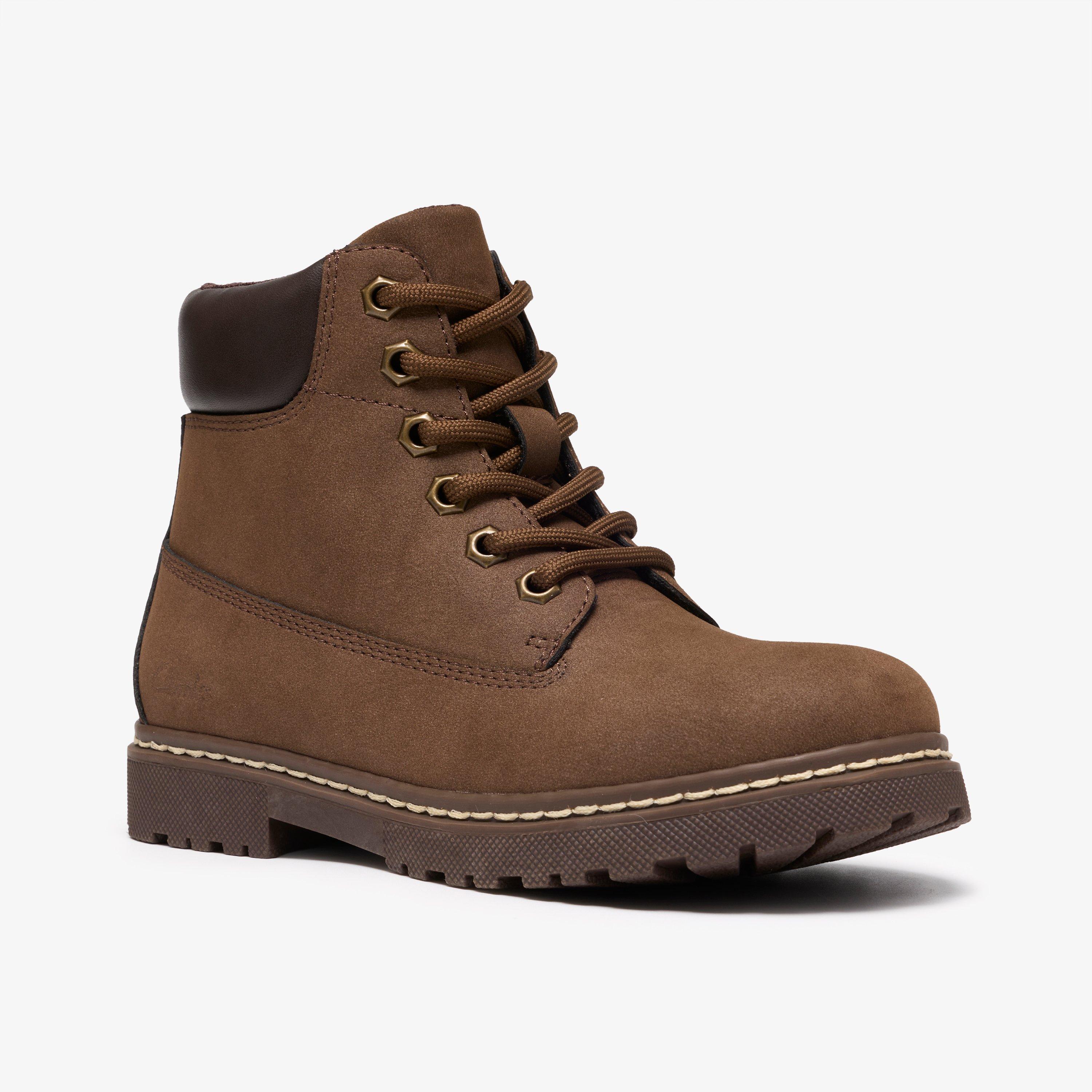 Adelaide Way Kid Dark Brown Ankle Boots, view 4 of 6