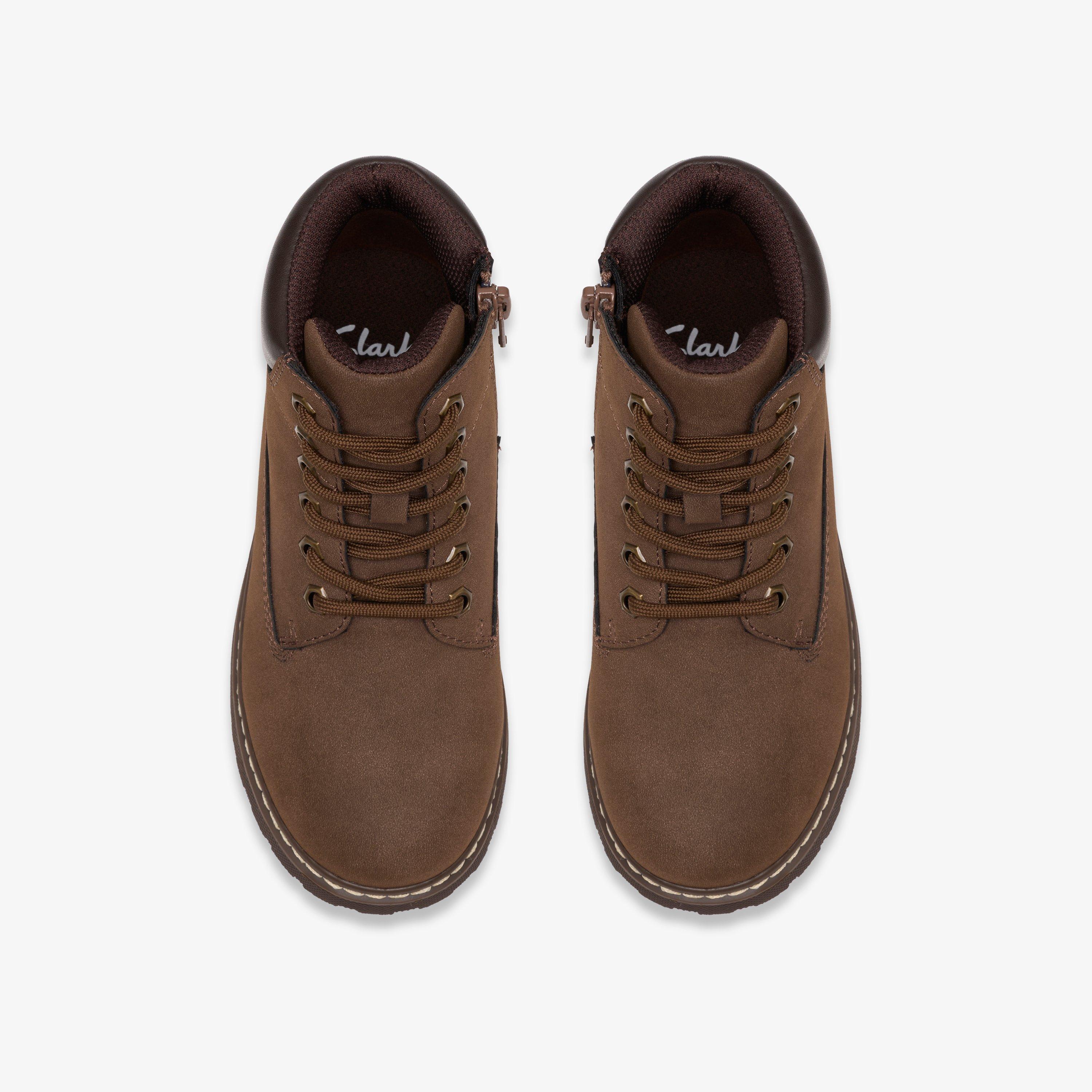Adelaide Way Kid Dark Brown Ankle Boots, view 6 of 6