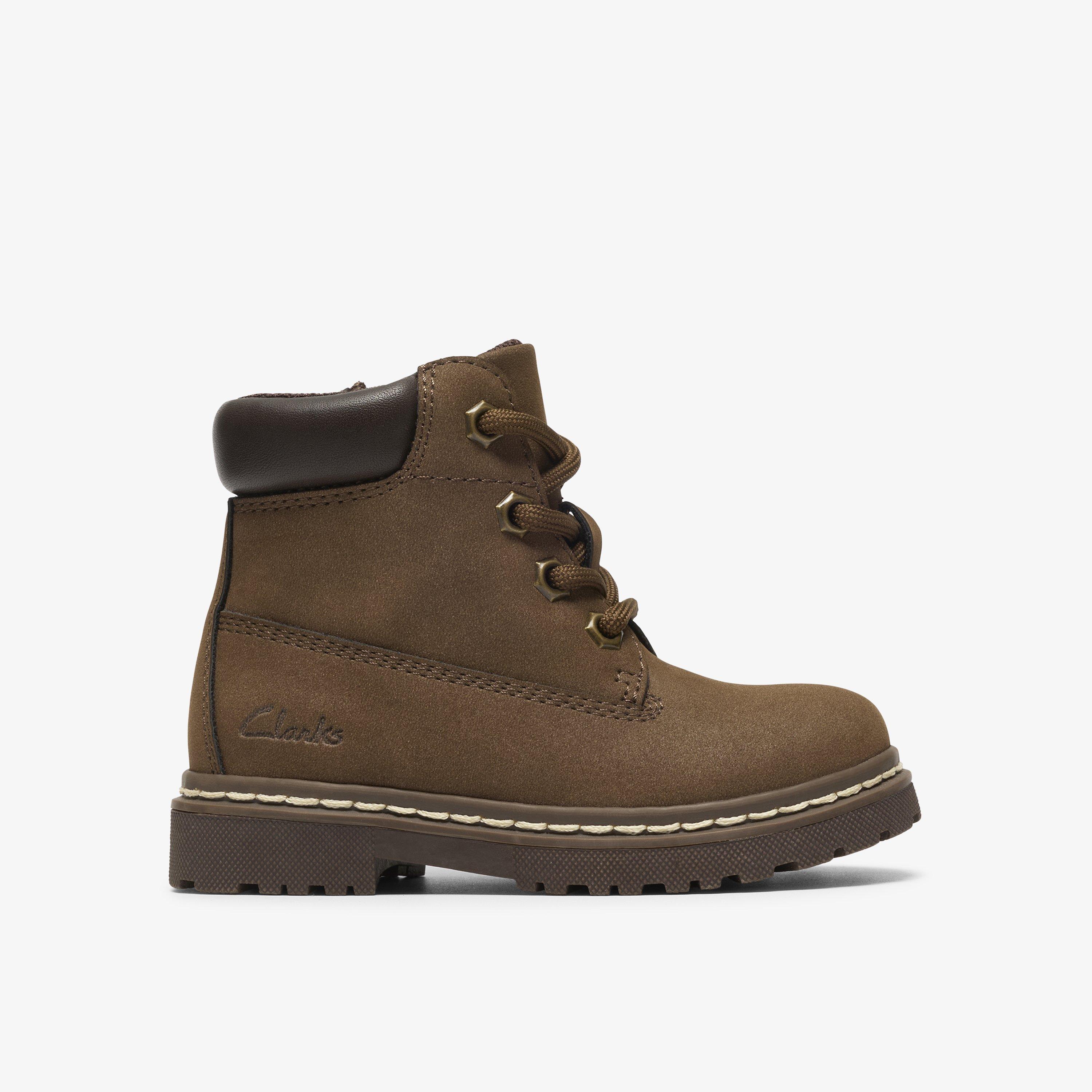 Adelaide Way Toddler Dark Brown Ankle Boots, view 1 of 6
