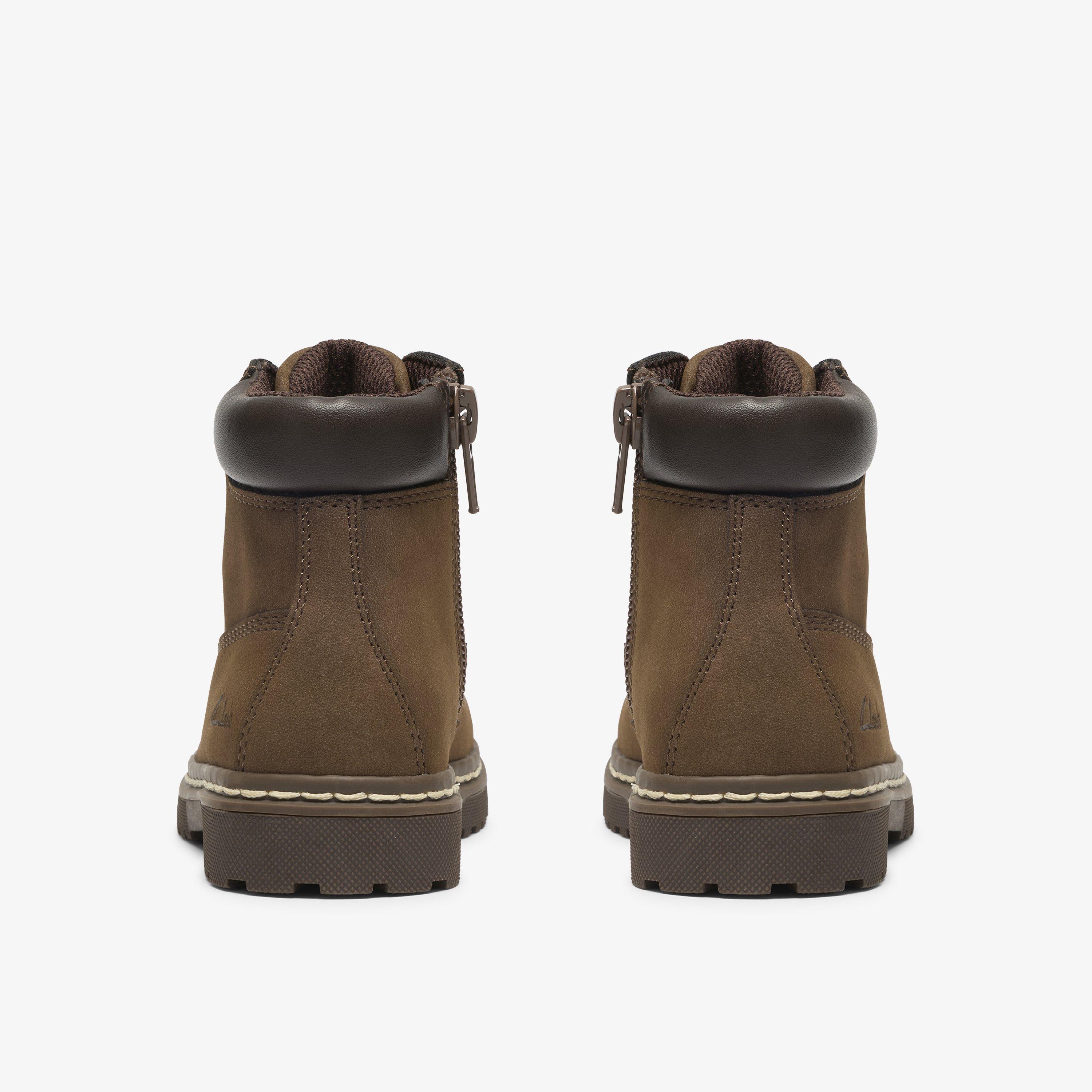 Adelaide Way Toddler Dark Brown Ankle Boots, view 5 of 6