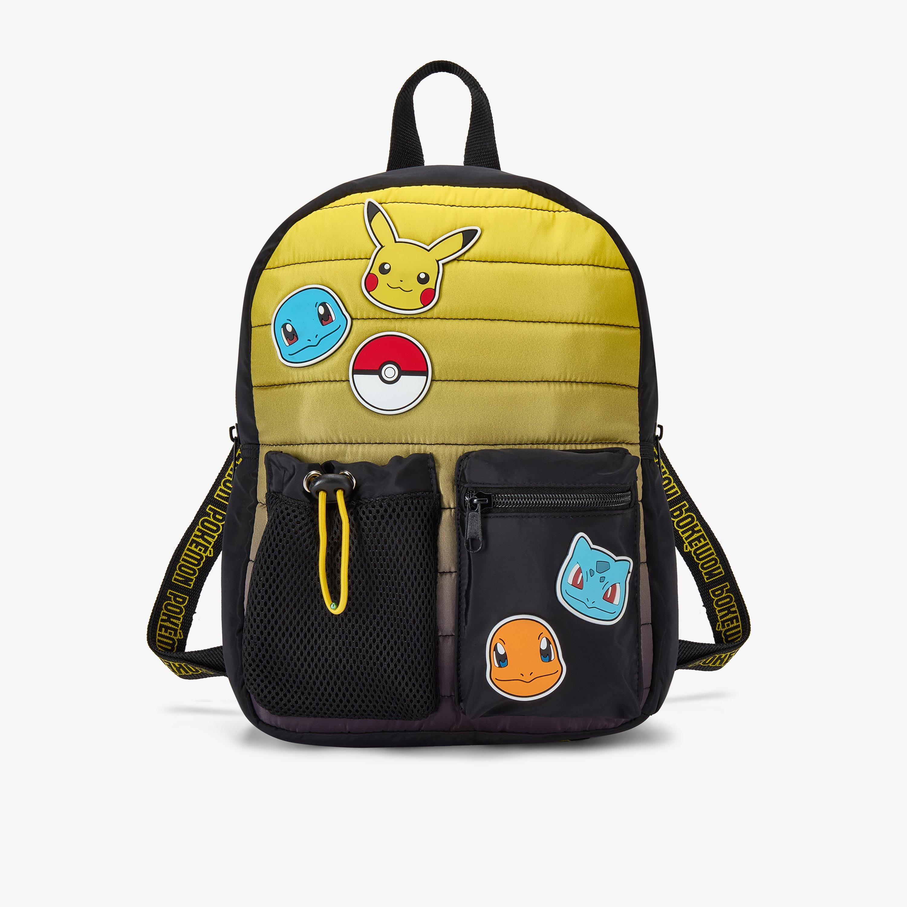 Pokemon Quilt Backpack Black Combination Backpack, view 1 of 3