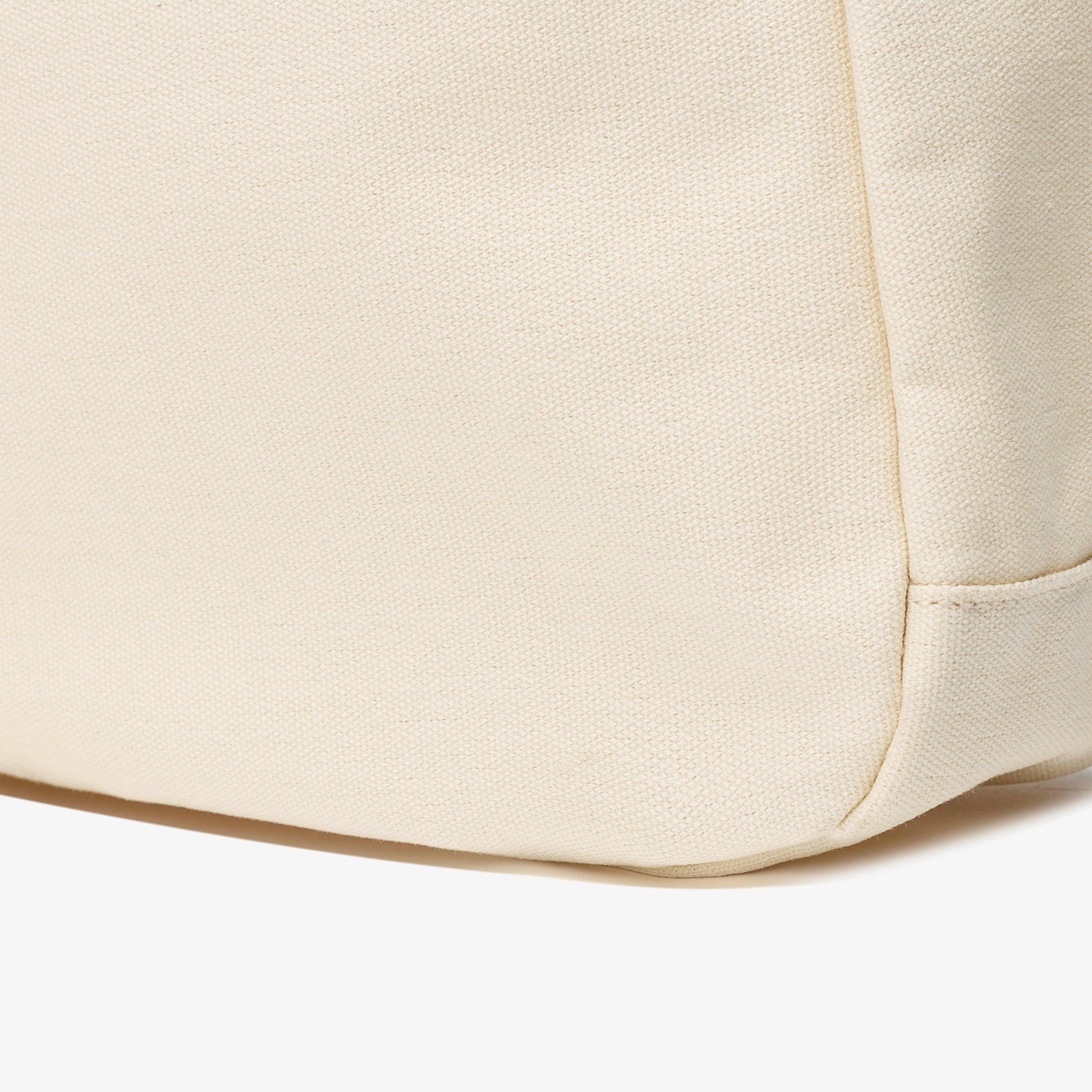 Daley Tote Natural Canvas Tote Bag Shoulder Bags, view 5 of 6