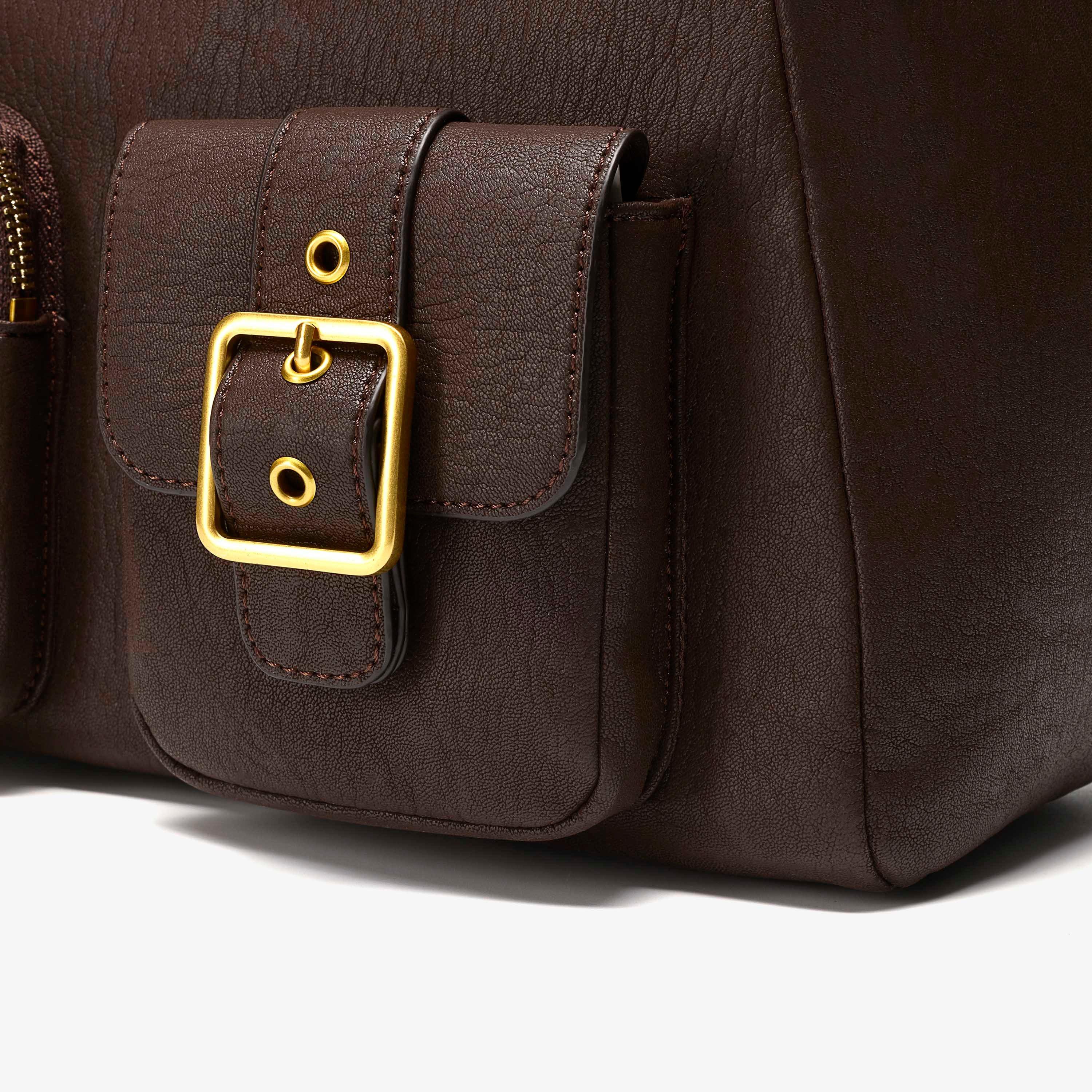 Emma Shoulder Chocolate Shoulder Bags, view 5 of 6
