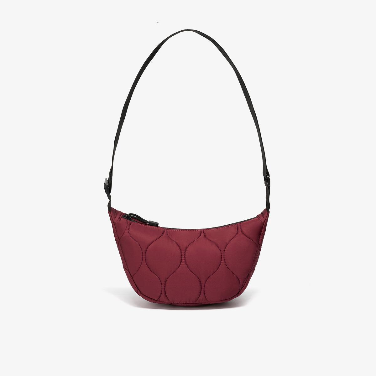 Quilted Trail 2 Strap Crossbody Bag — Red
