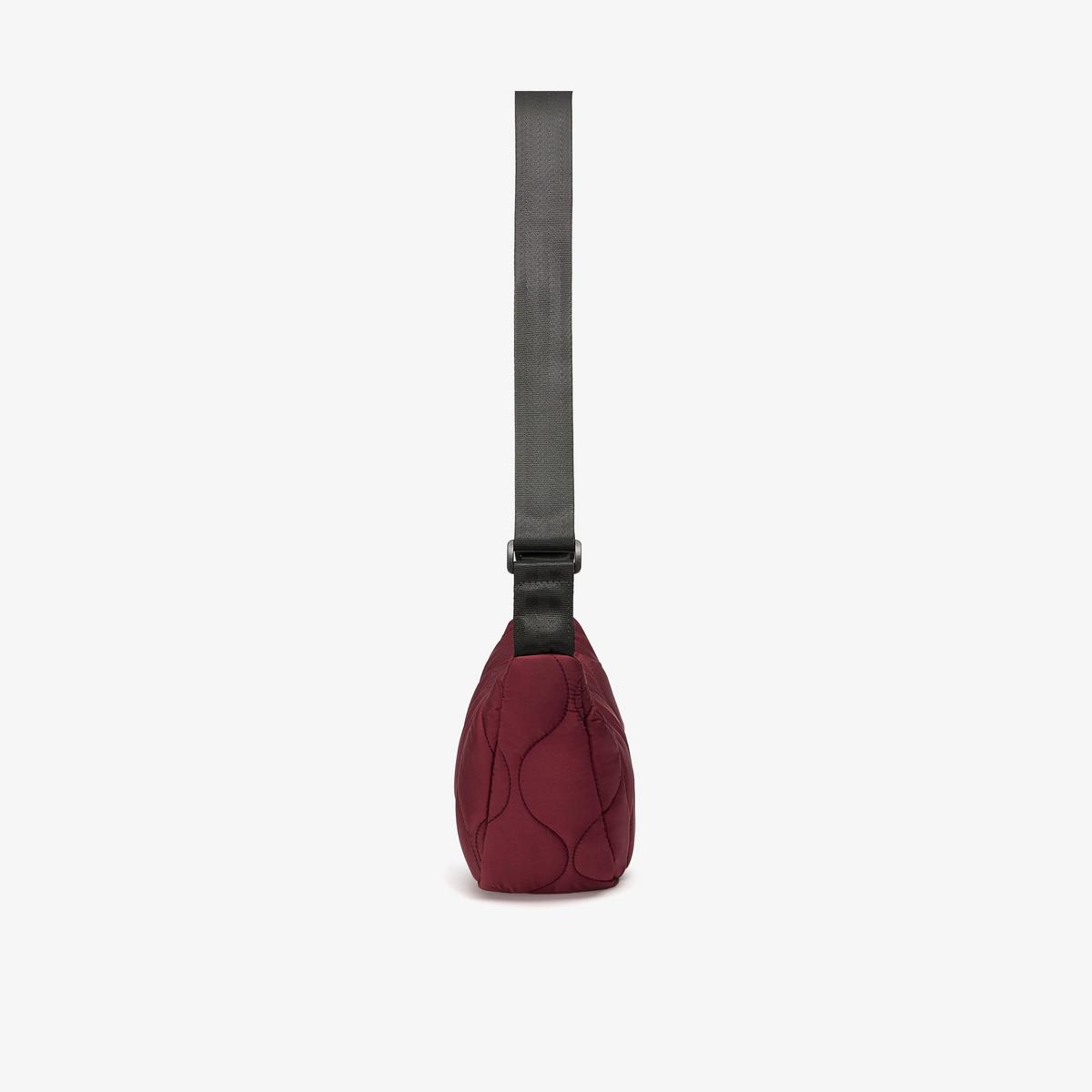 Quilted Trail 2 Strap Crossbody Bag — Red