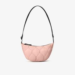 Quilted Trail 2 Strap Crossbody Bag — Pink 1