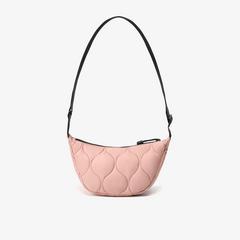 Quilted Trail 2 Strap Crossbody Bag — Pink 2