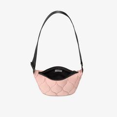 Quilted Trail 2 Strap Crossbody Bag — Pink 4