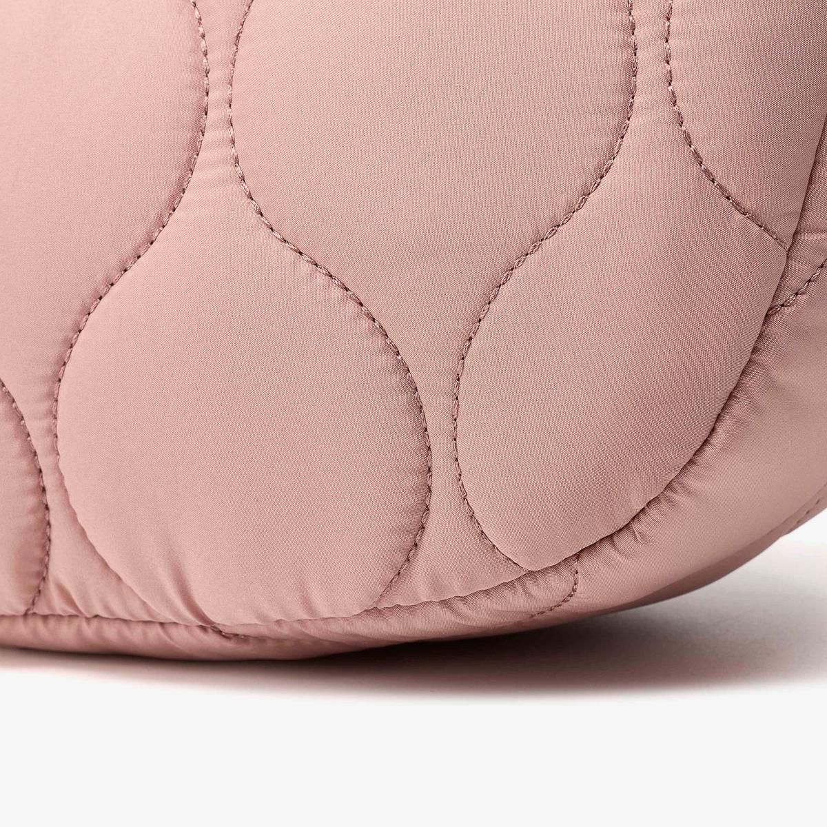 Quilted Trail 2 Strap Crossbody Bag — Pink