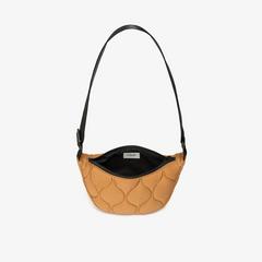 Quilted Trail 2 Strap Crossbody Bag — Yellow 4
