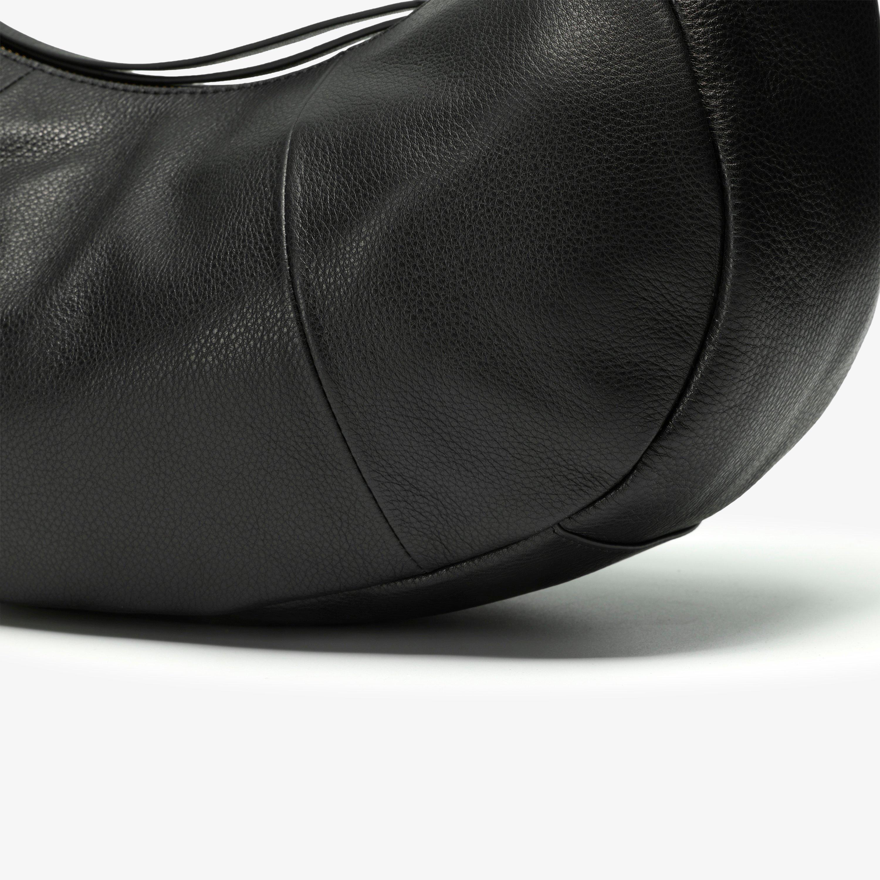 Willow Haze Black Leather Cross Body Bag Shoulder Bags, view 5 of 6