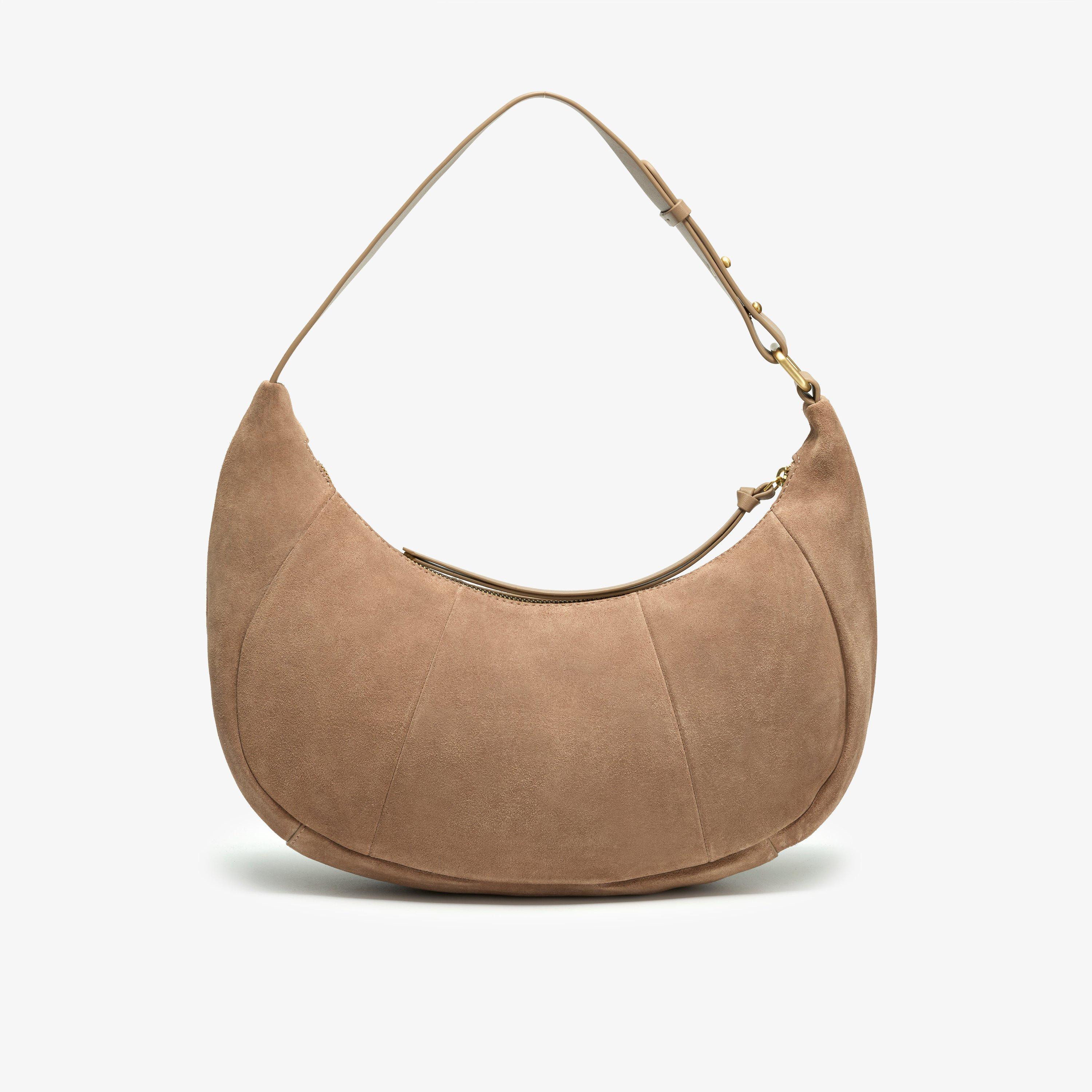 Willow Haze Taupe Suede Cross Body Bag Shoulder Bags, view 2 of 6