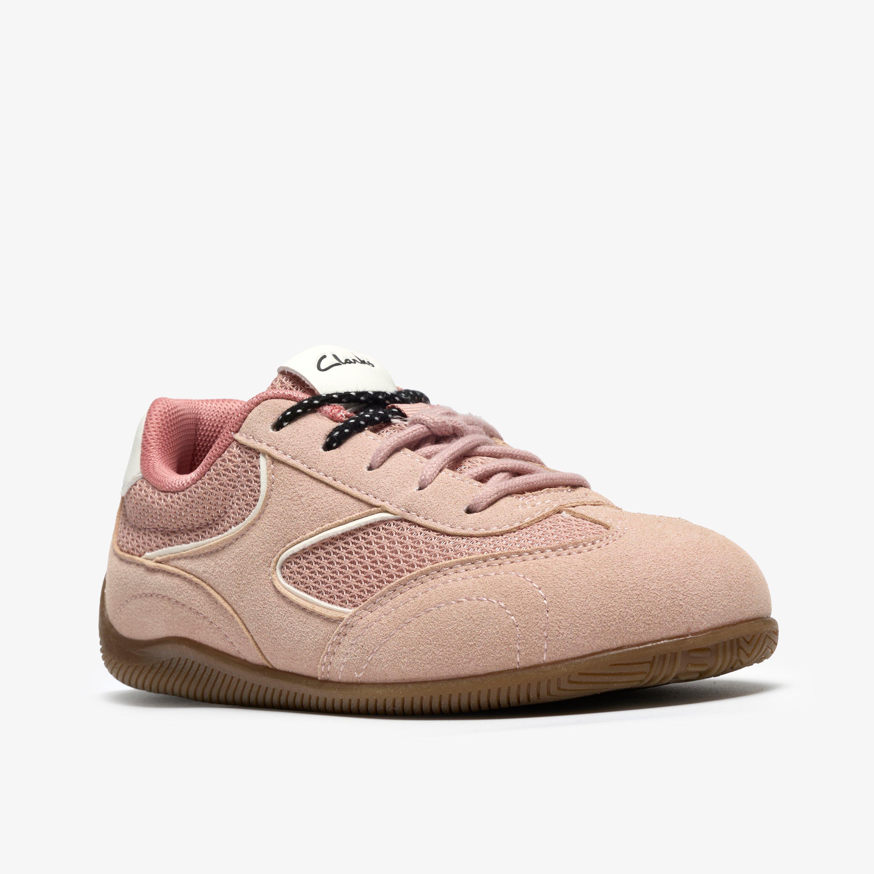 Dreama Mist Niño Rosa Entrenadores Zapatos con cordones, view 4 of 6
