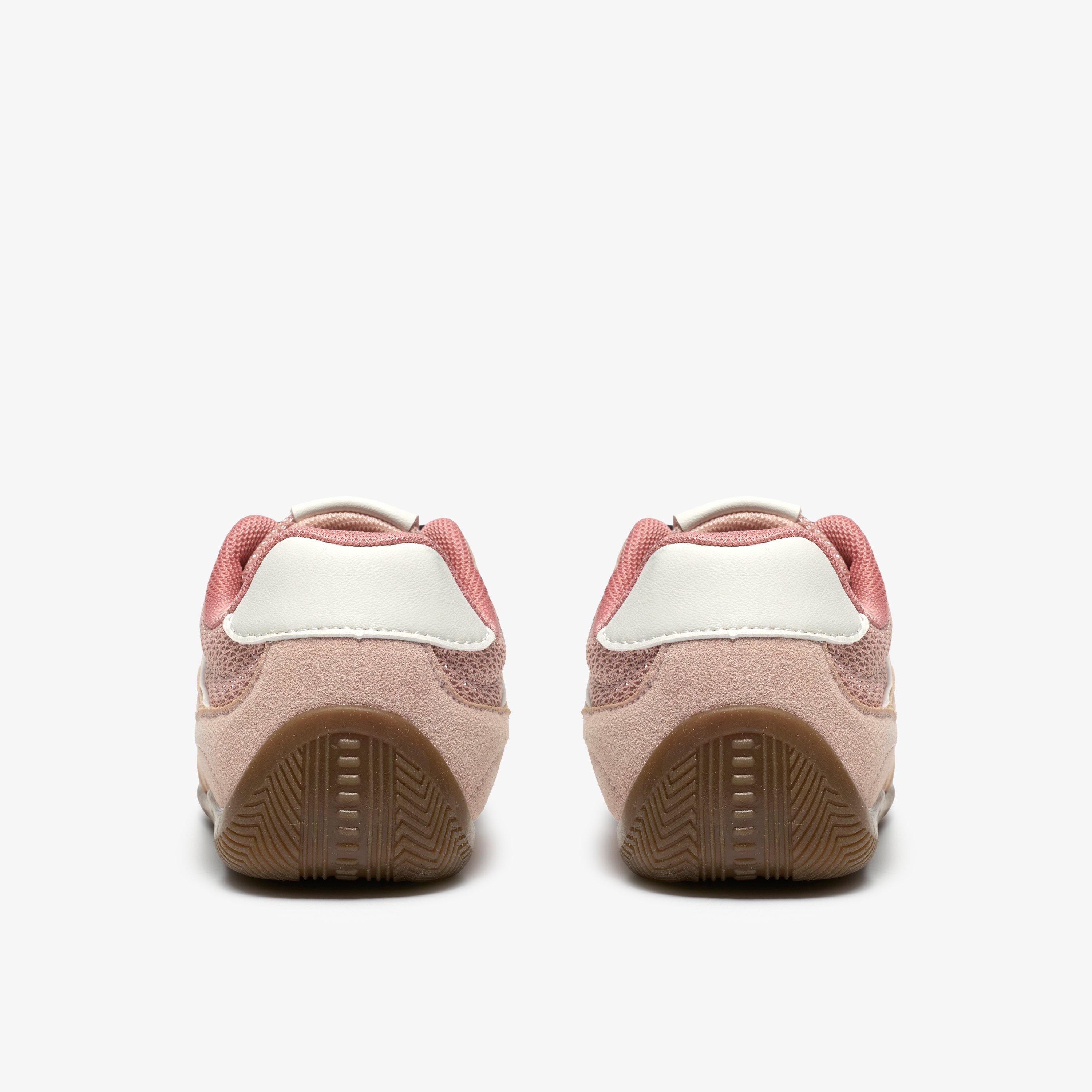 Dreama Mist Niño Rosa Entrenadores Zapatos con cordones, view 5 of 6