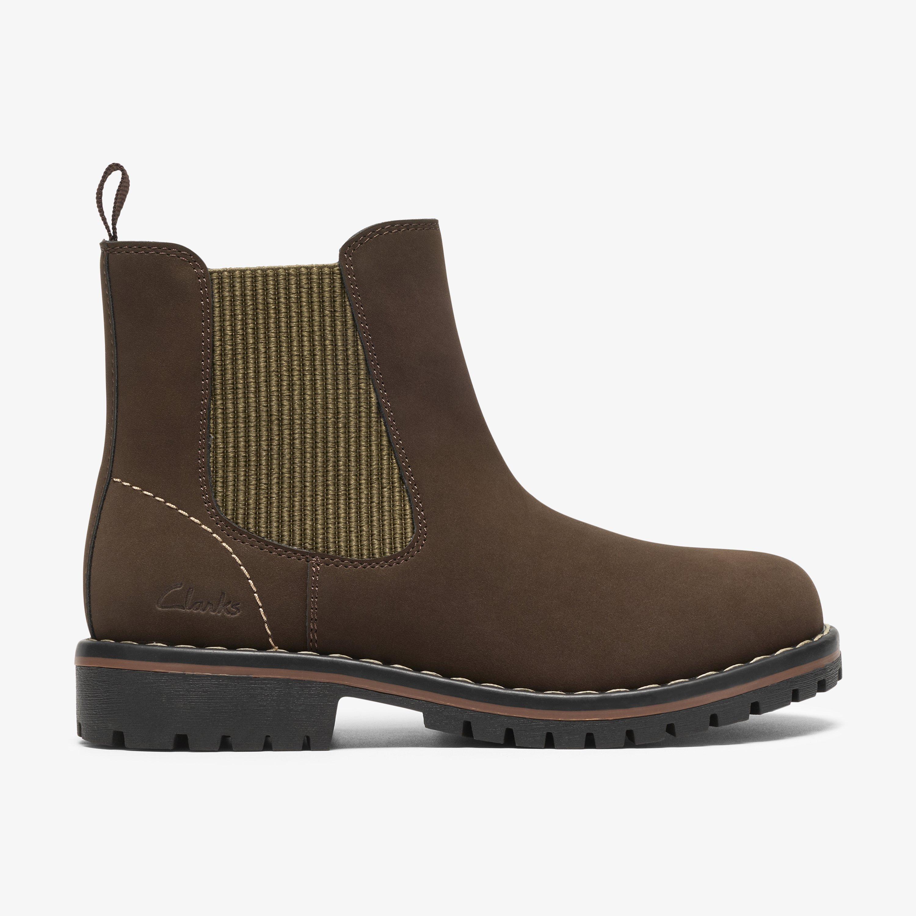 Cliff Chelsea Kid Marron foncé Bottines Chelsea Boots, view 1 of 6