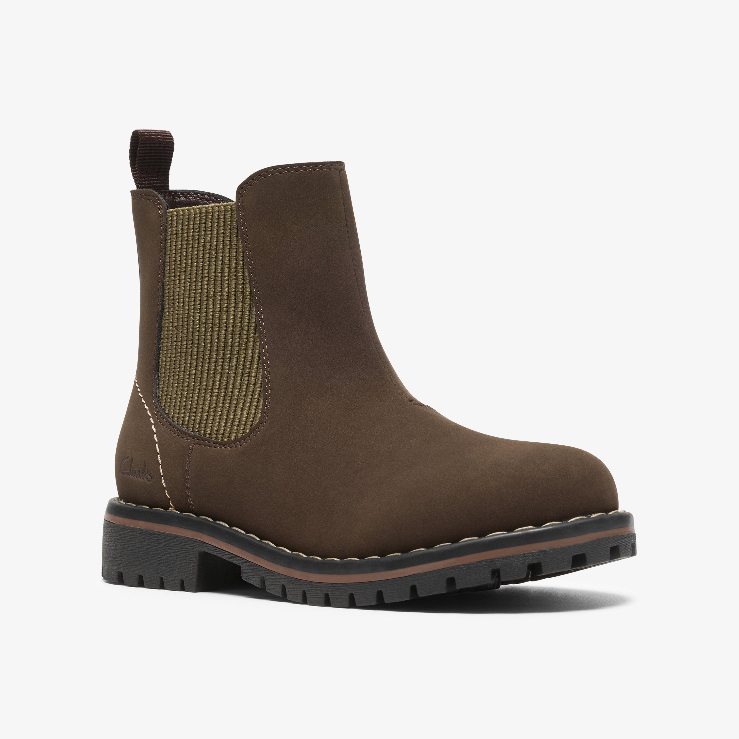 Cliff Chelsea Kid Dark Brown Ankle Boots Chelsea Boots, view 4 of 6
