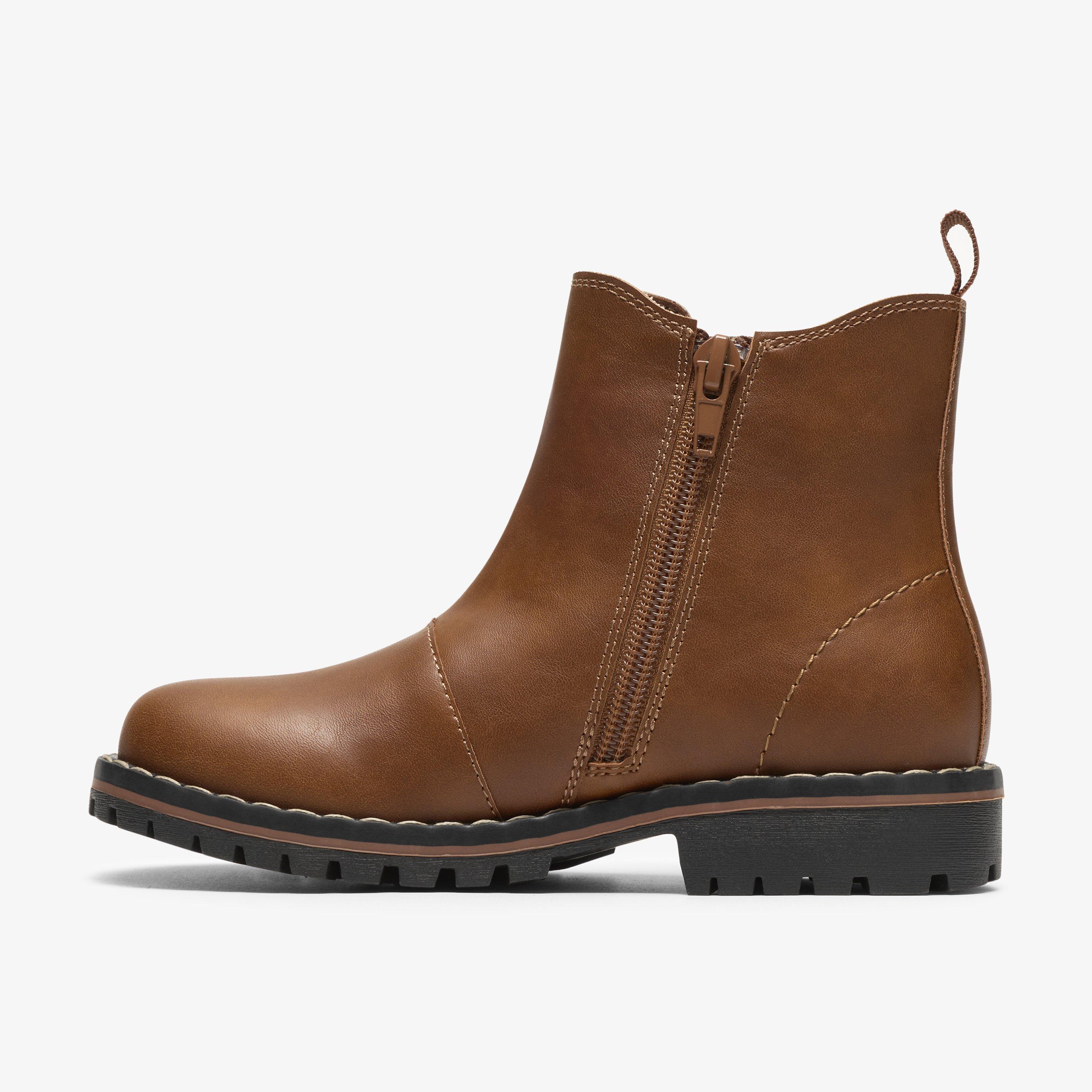 Cliff Chelsea Kid Tan Ankle Boots Chelsea Boots, view 2 of 6