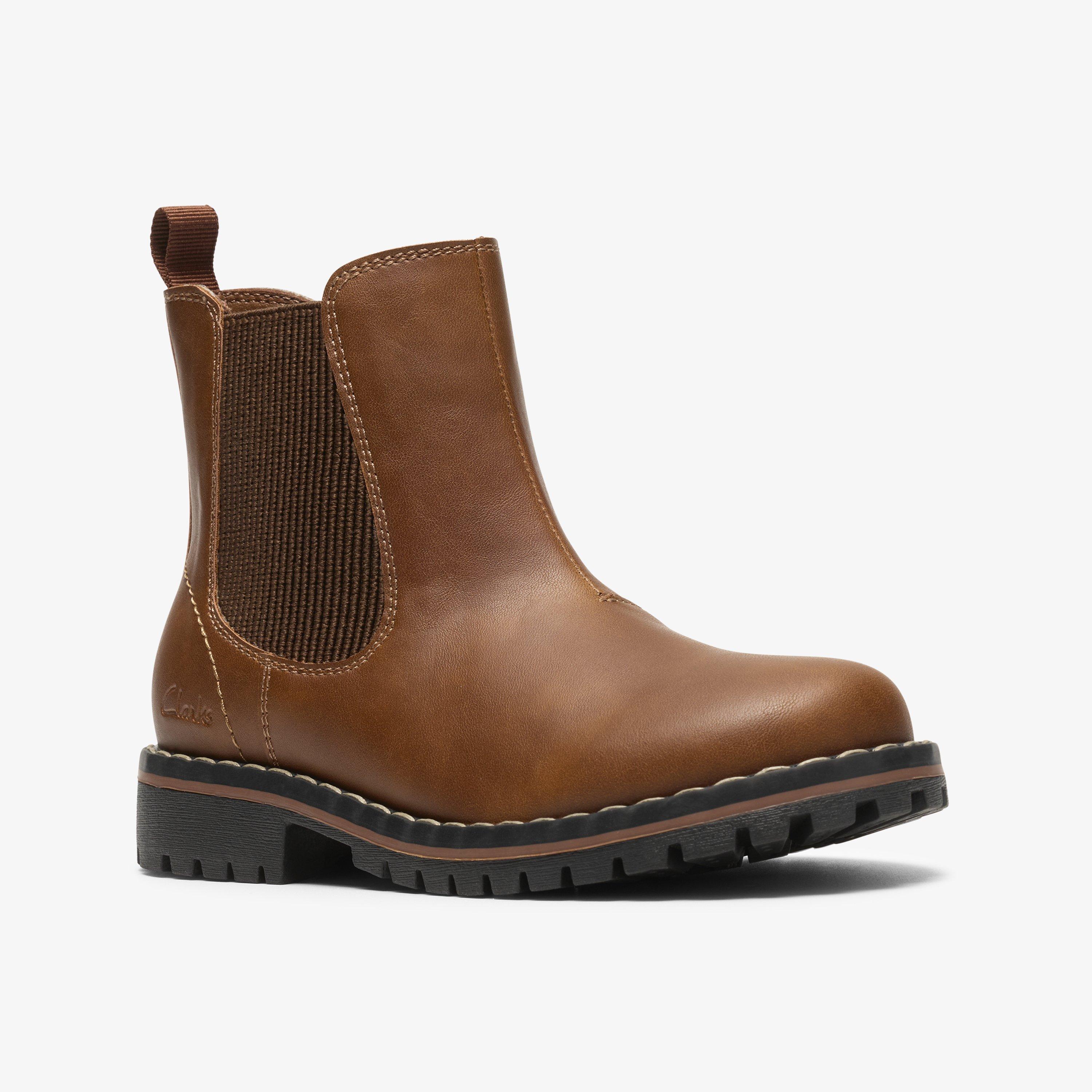 Cliff Chelsea Kid Tan Ankle Boots Chelsea Boots, view 4 of 6