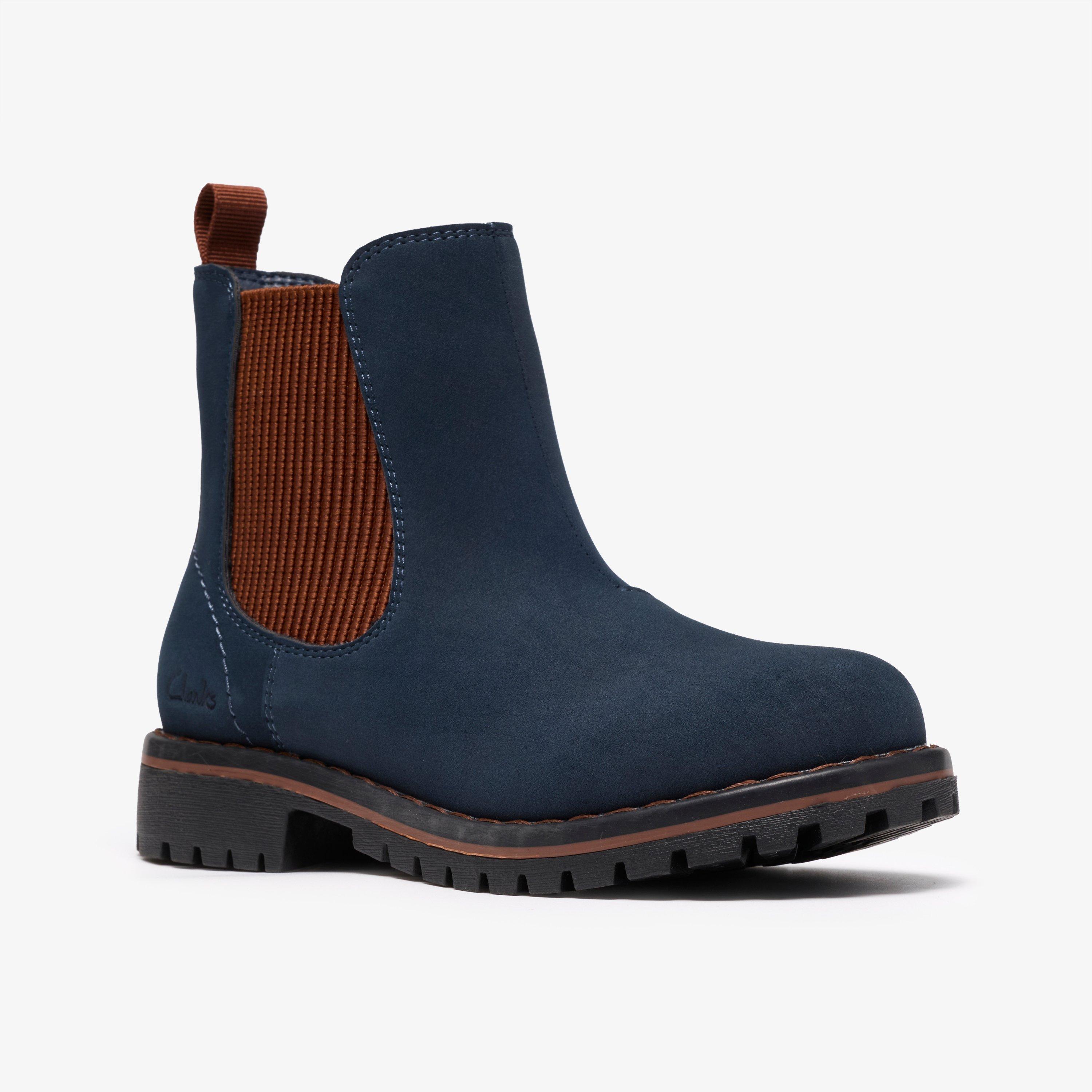 Cliff Chelsea Kid Navy Ankle Boots Chelsea Boots, view 4 of 6